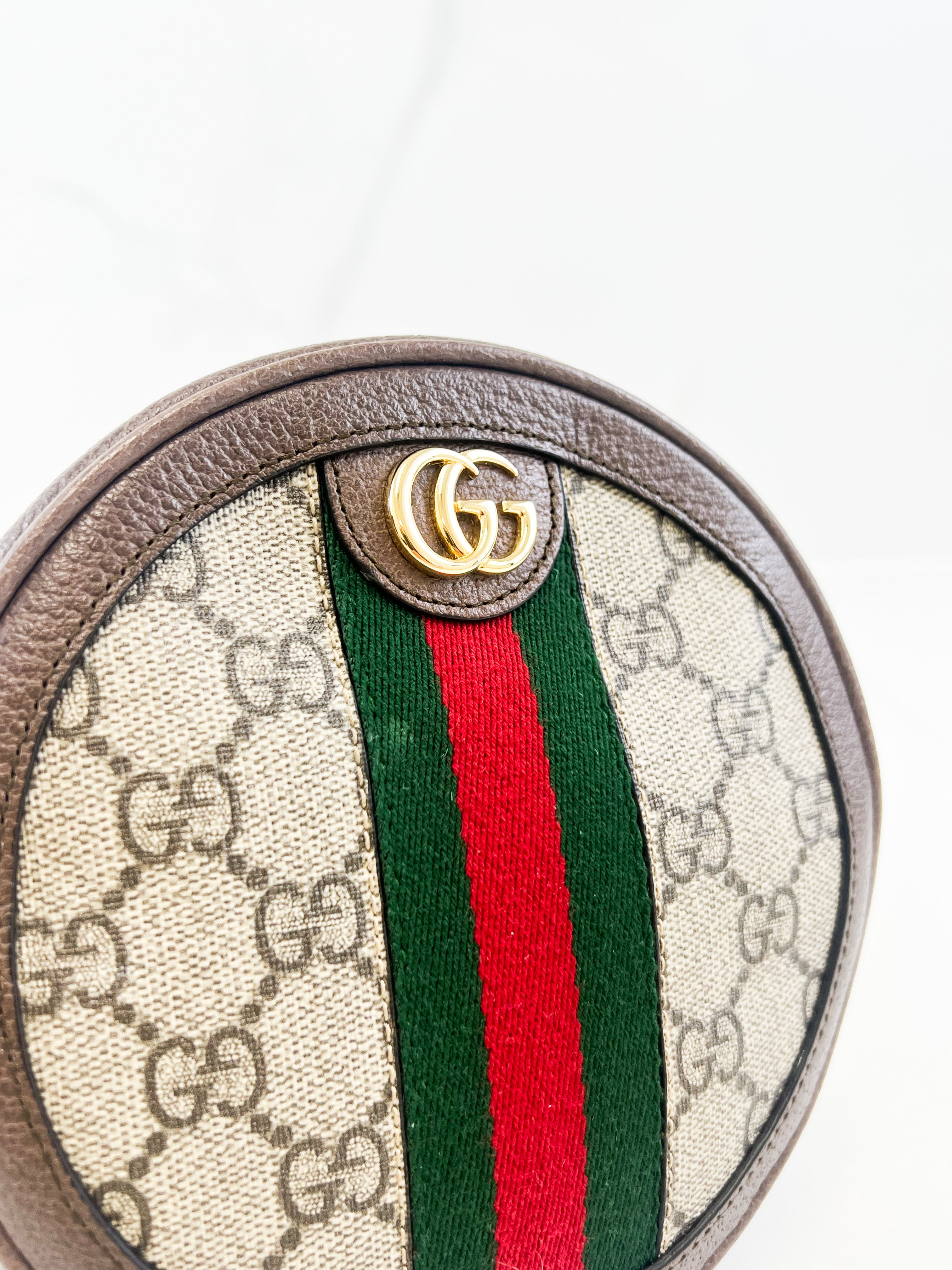 Gucci Ophidia GG Round Shoulder Bag