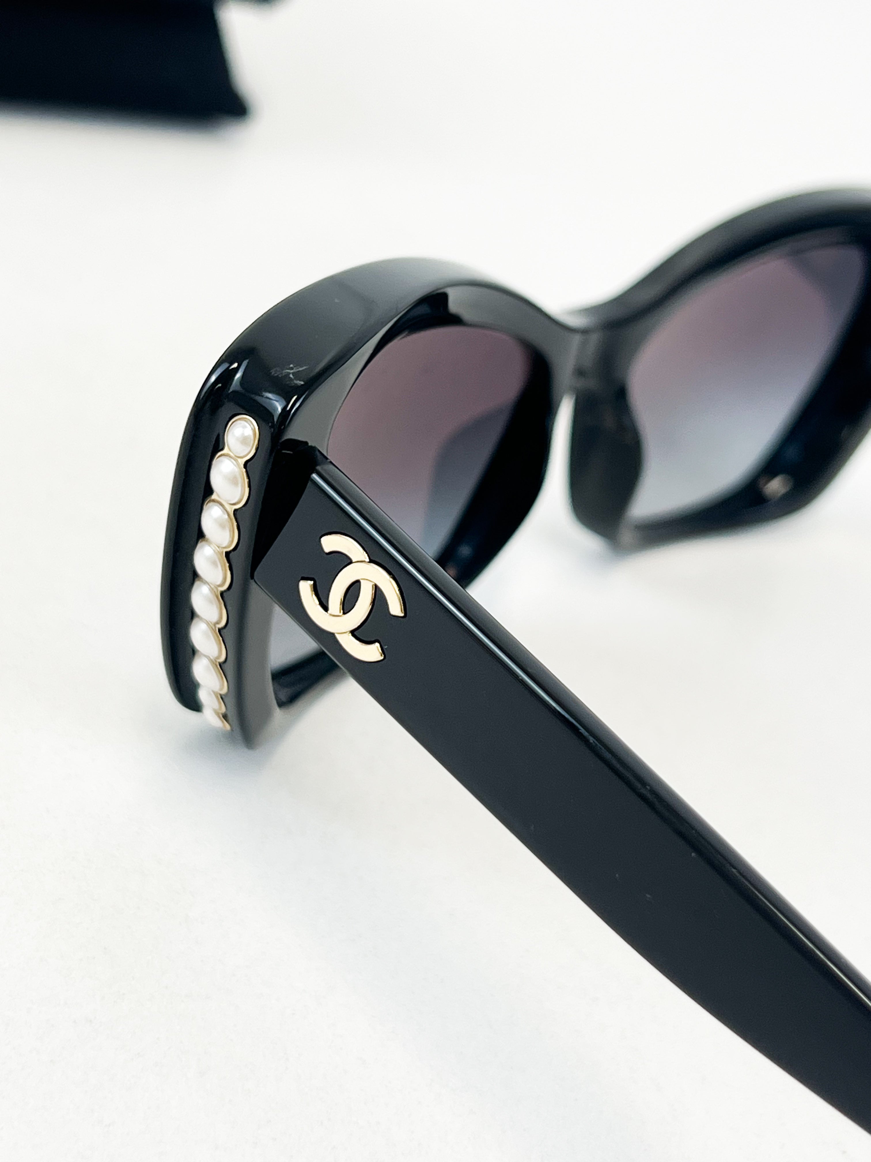 Chanel CC Pearl Sunglasses