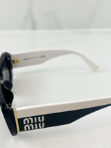 Miu Miu Logo Print Sunglasses