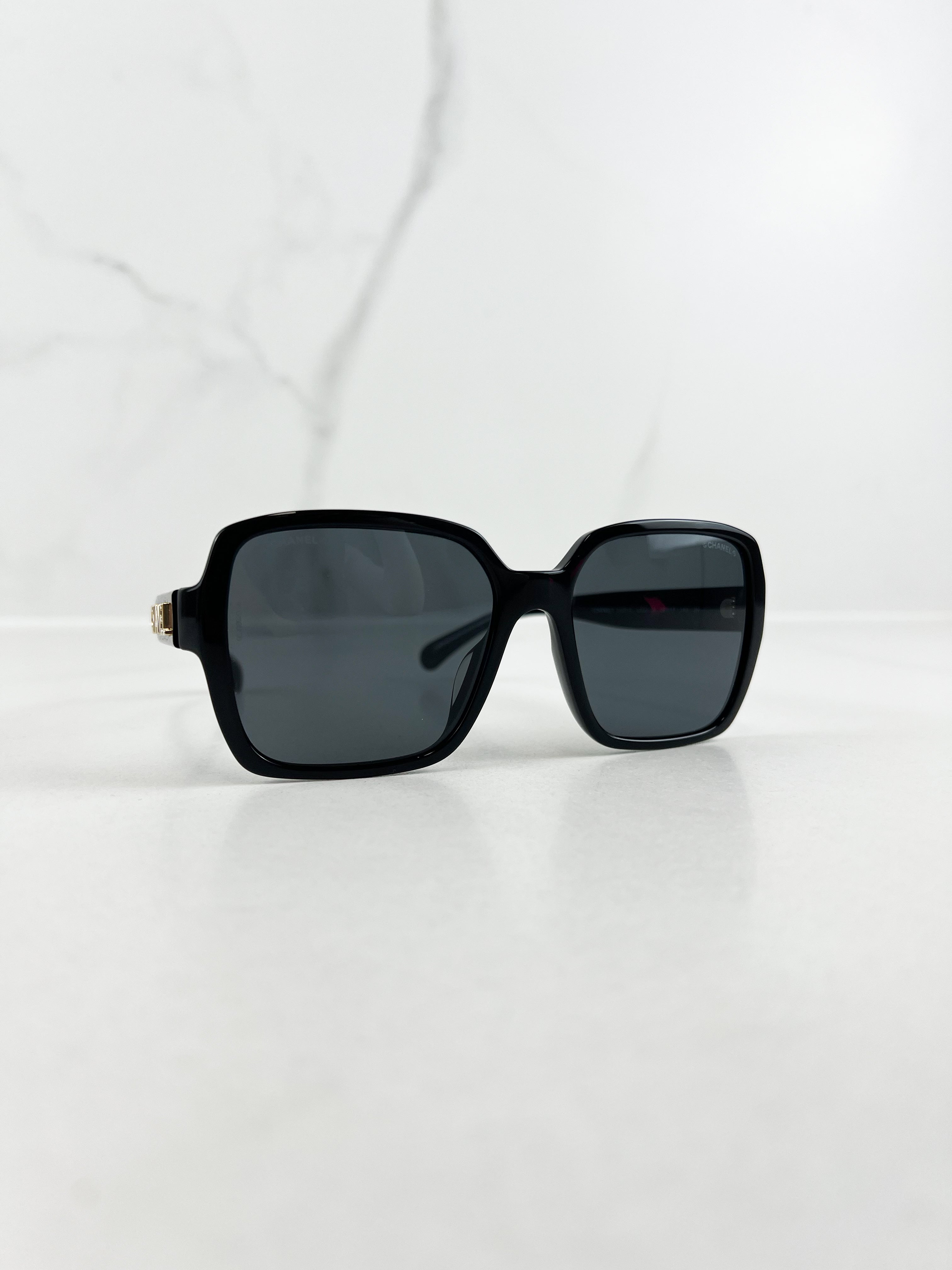 Chanel Black Pantos Sunglasses
