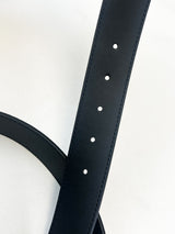 Louis Vuitton Damier Graphite Initials 35mm Belt with SHW