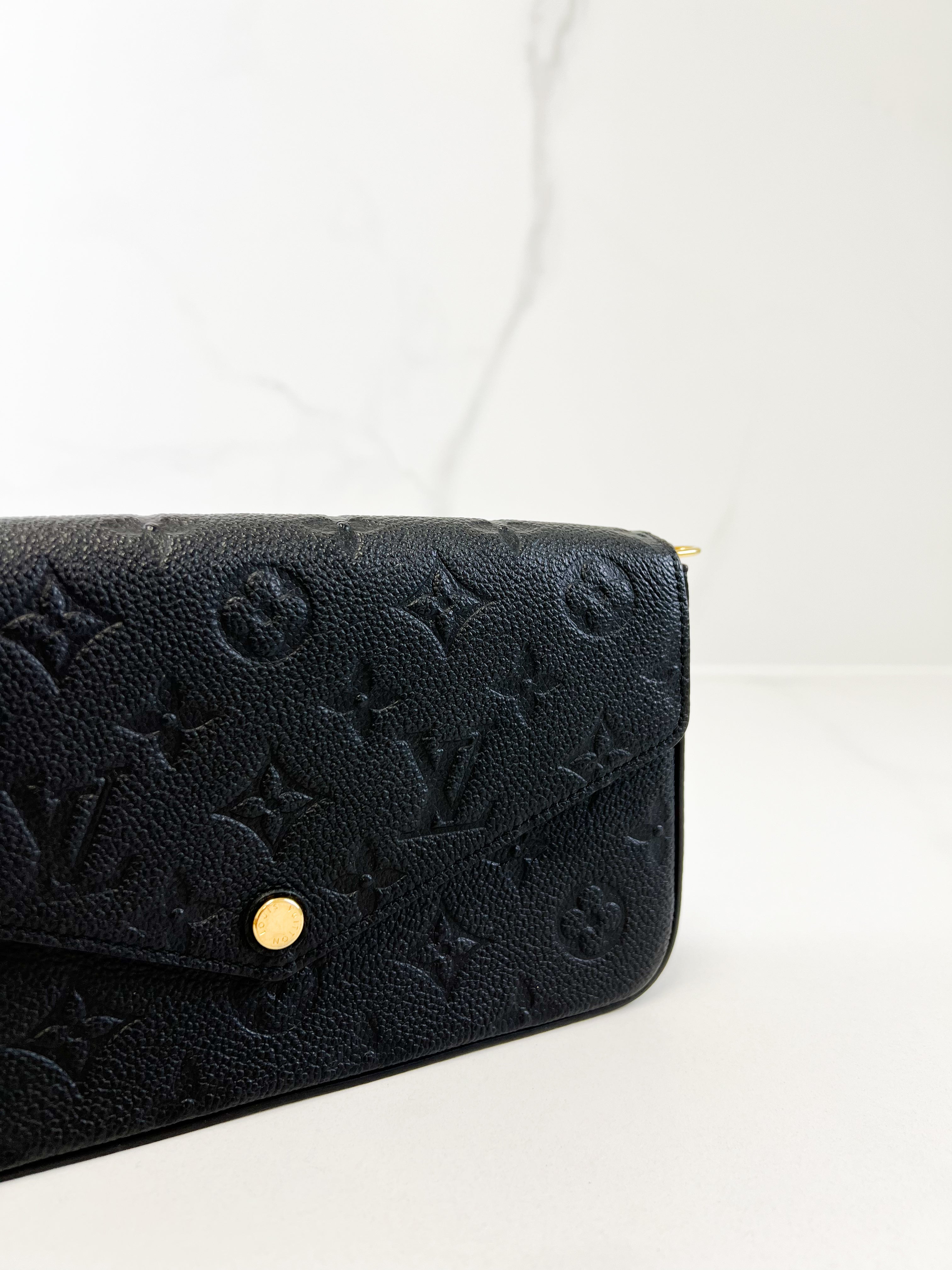 Louis Vuitton Felicie Pochette Monogram Empriente Leather
