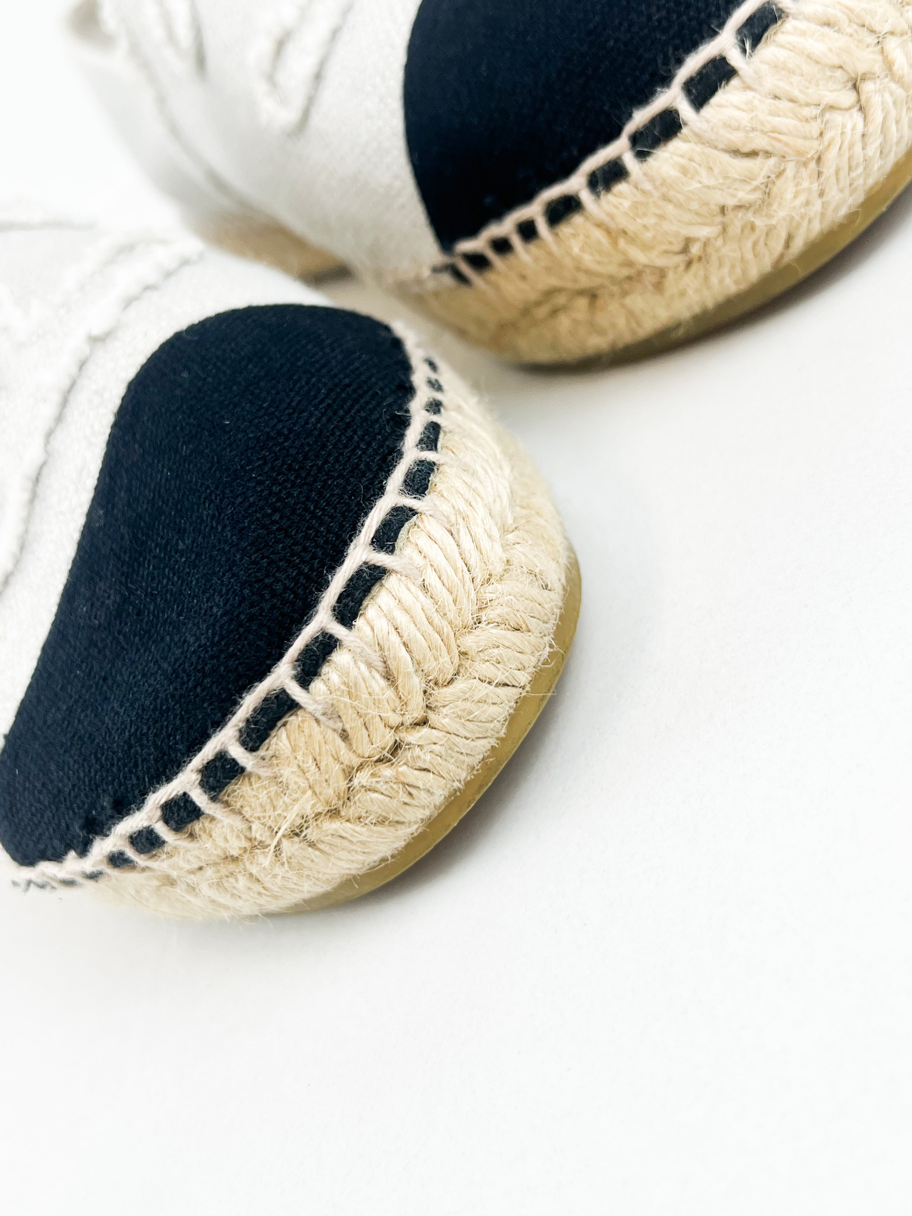 Chanel CC Canvas Espadrille Size 37