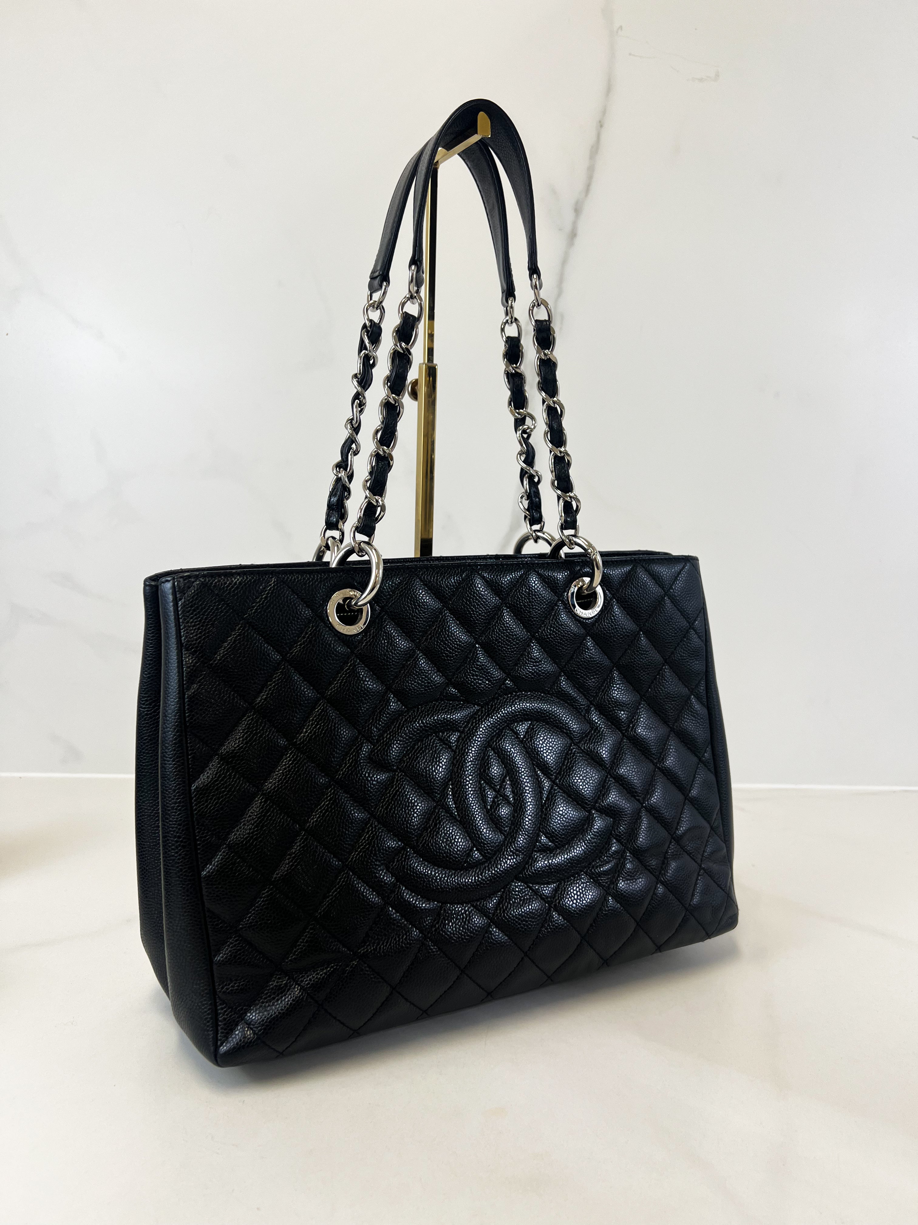 Chanel CC Black Caviar GST Tote
