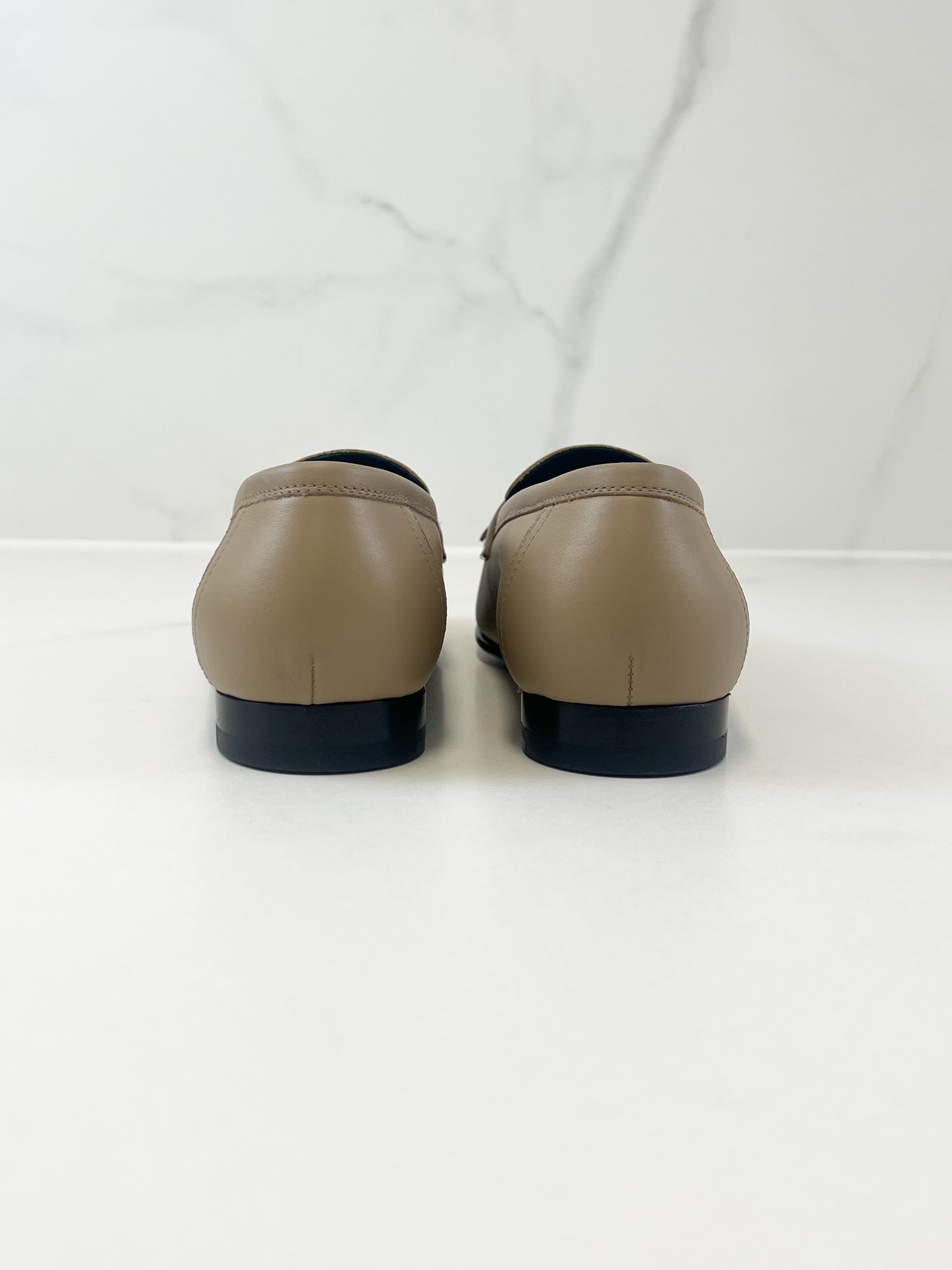 Hermes Royal Beige Loafer Size 38