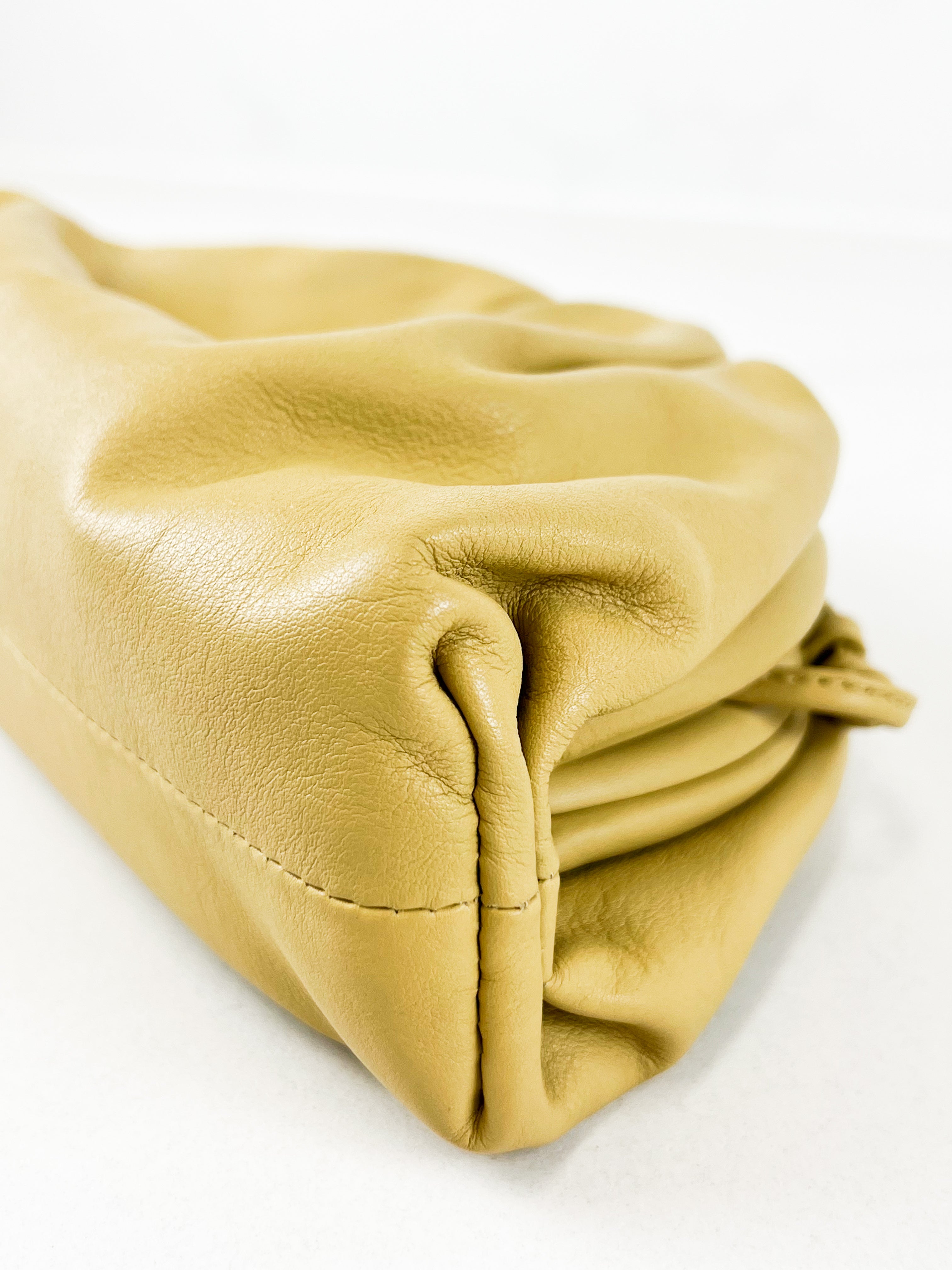 Bottega Veneta Beige Small Pouch