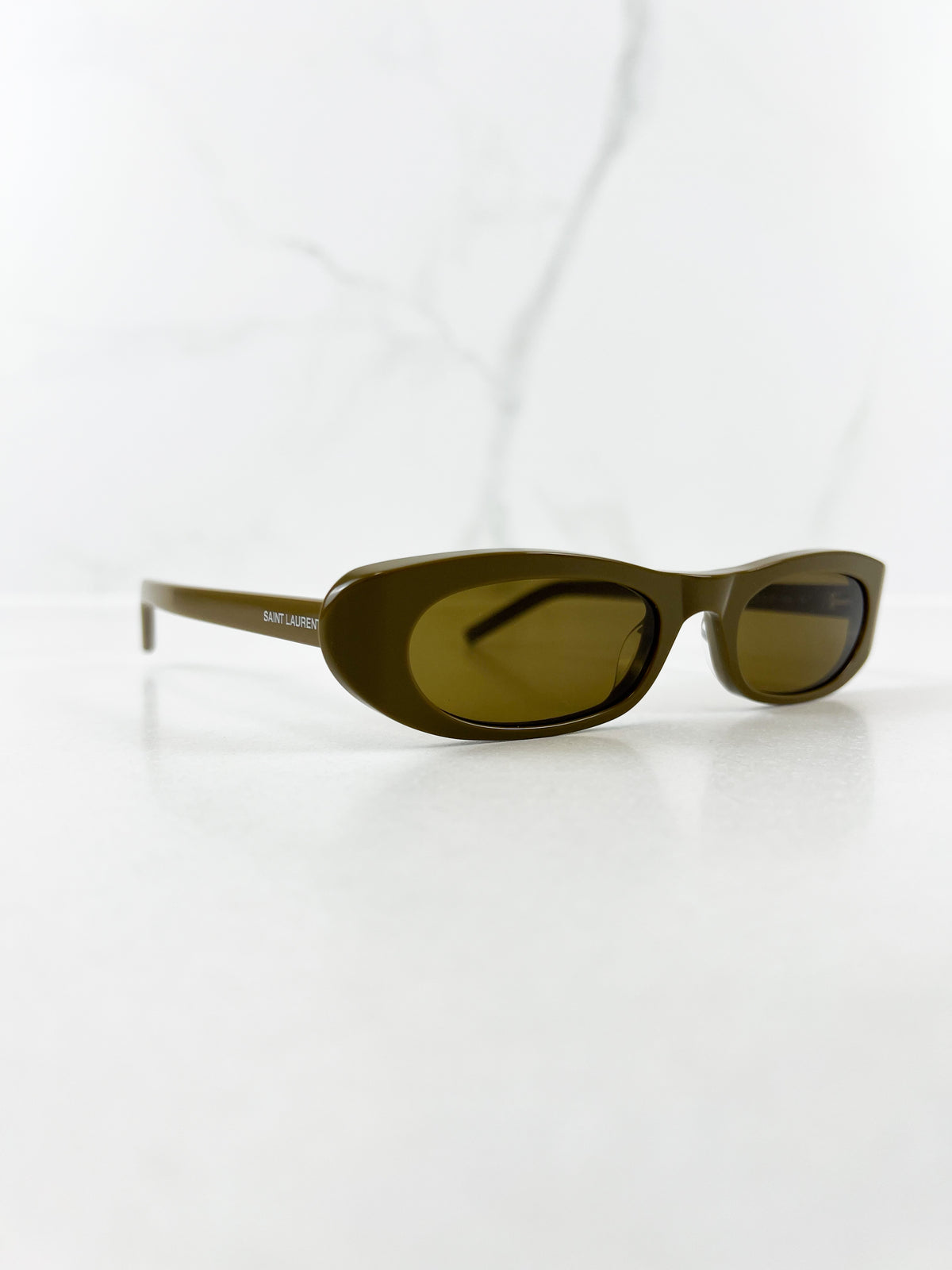 Saint Laurent SL 557 Yellow/Honey Sunglasses
