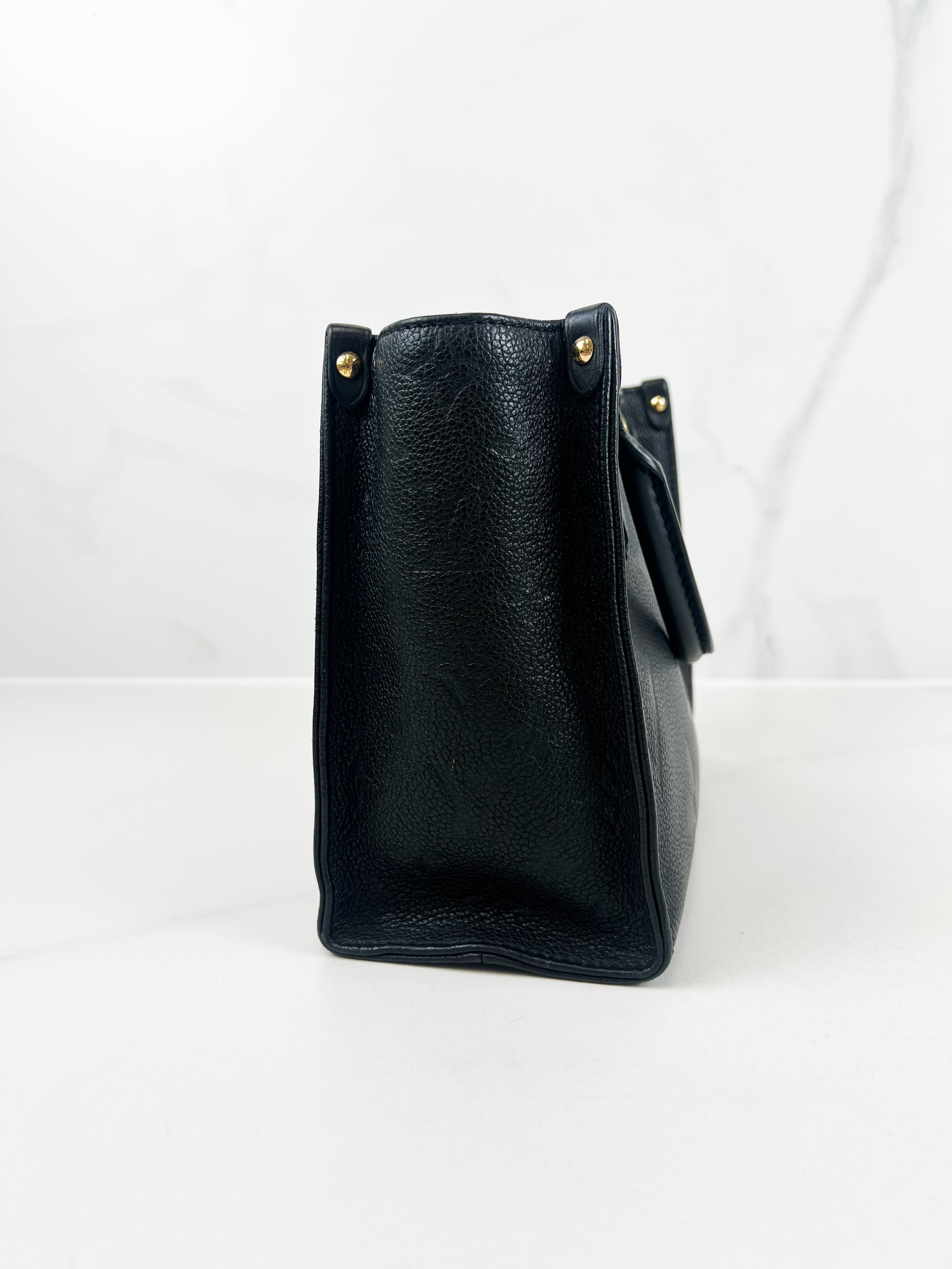 Louis Vuitton On The Go PM in Black Empreinte Leather