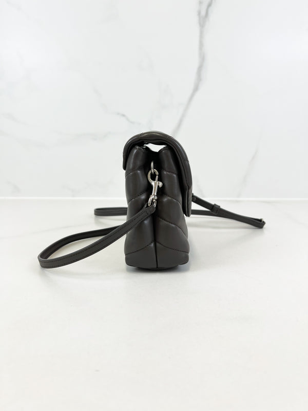 Saint Laurent Grey Loulou Toy with SHW