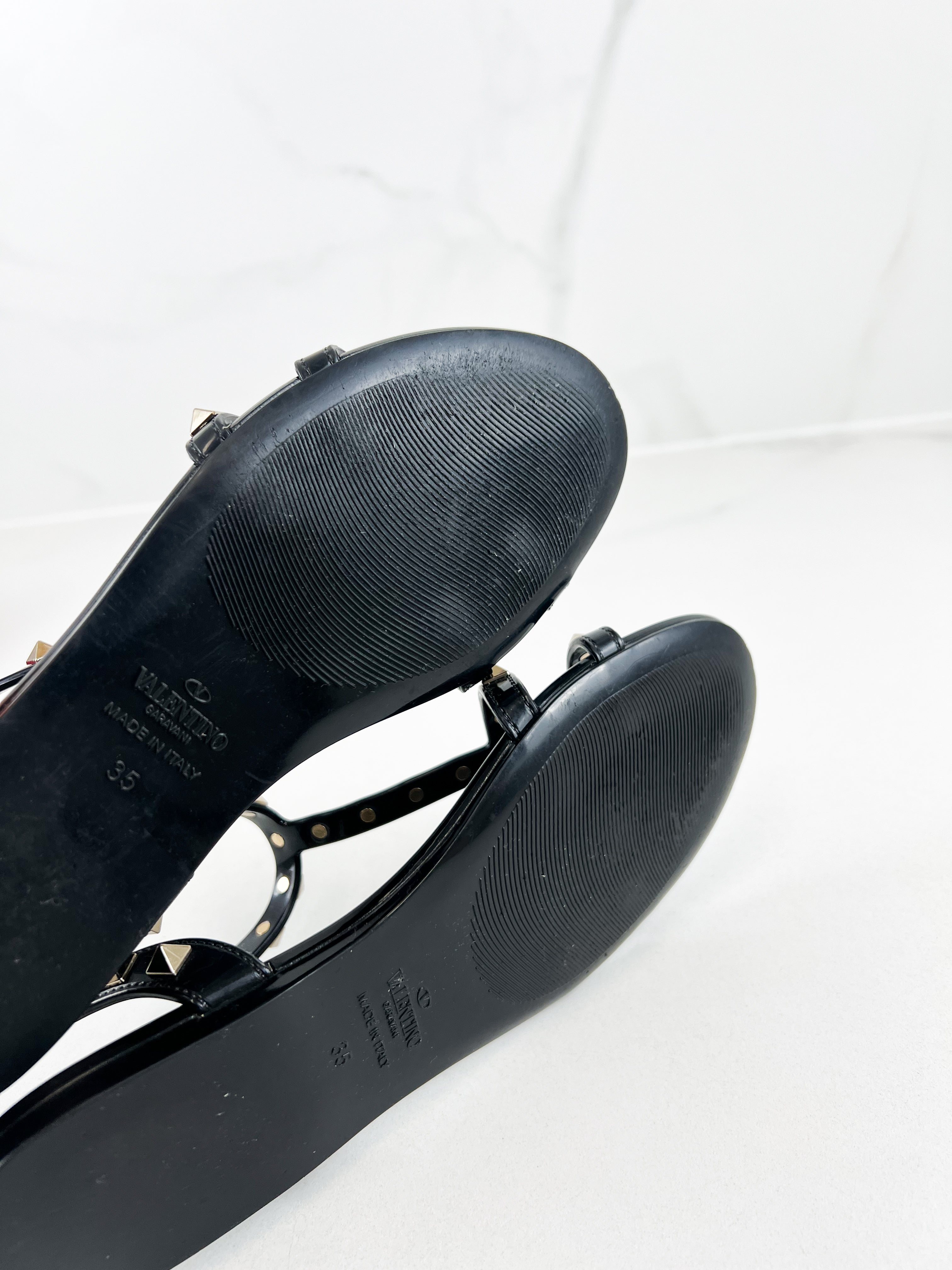 Valentino Jelly Rockstud Sandals Size 35