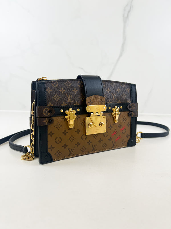 Louis Vuitton Monogram Canvas Trunk Clutch Bag