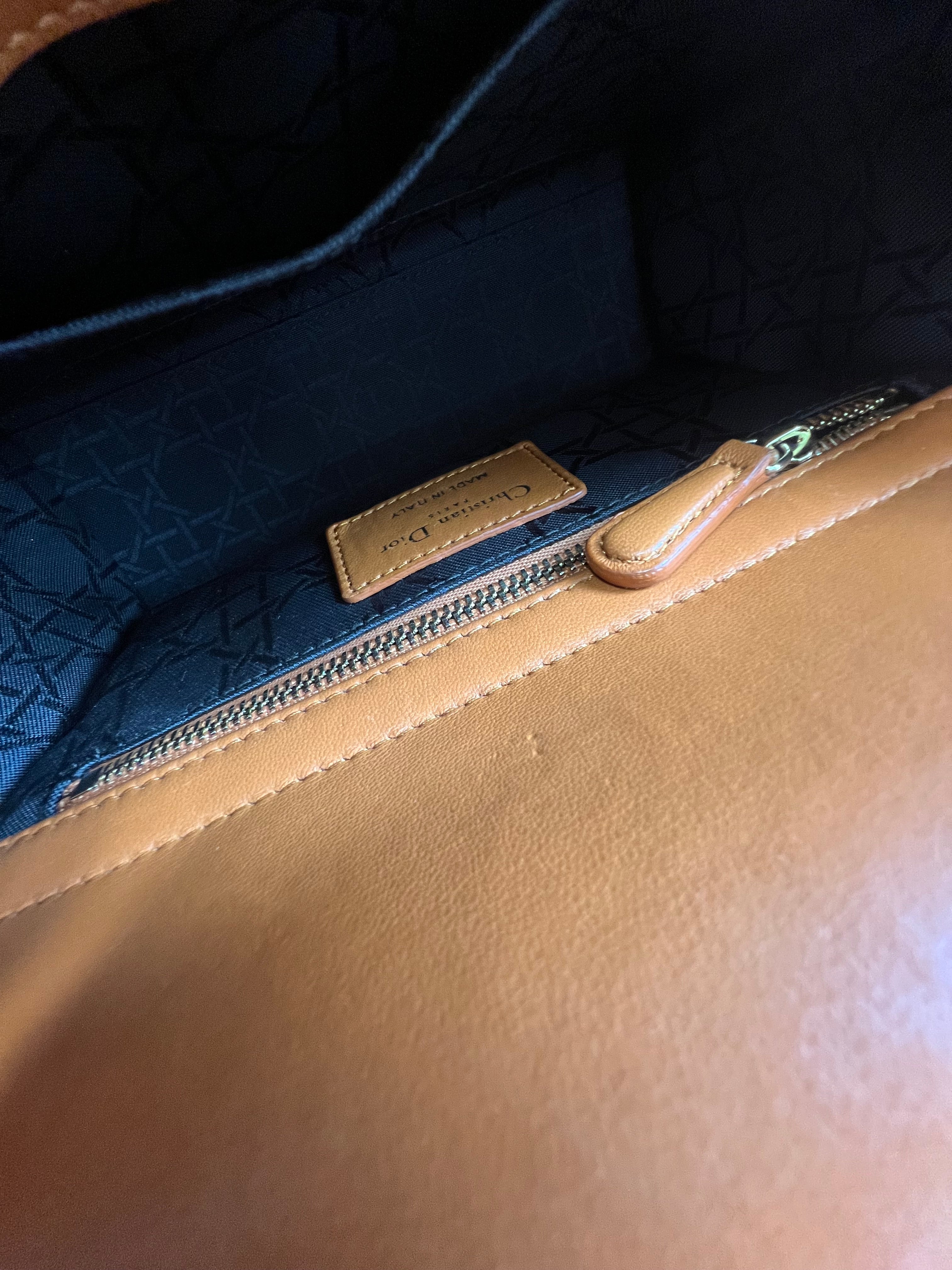 Christian Dior Small Lady Dior In Amber