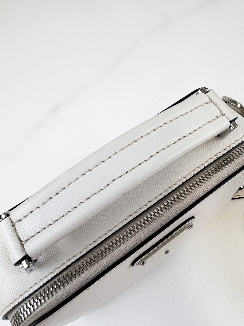Prada Small Brique Saffiano Leather Bag