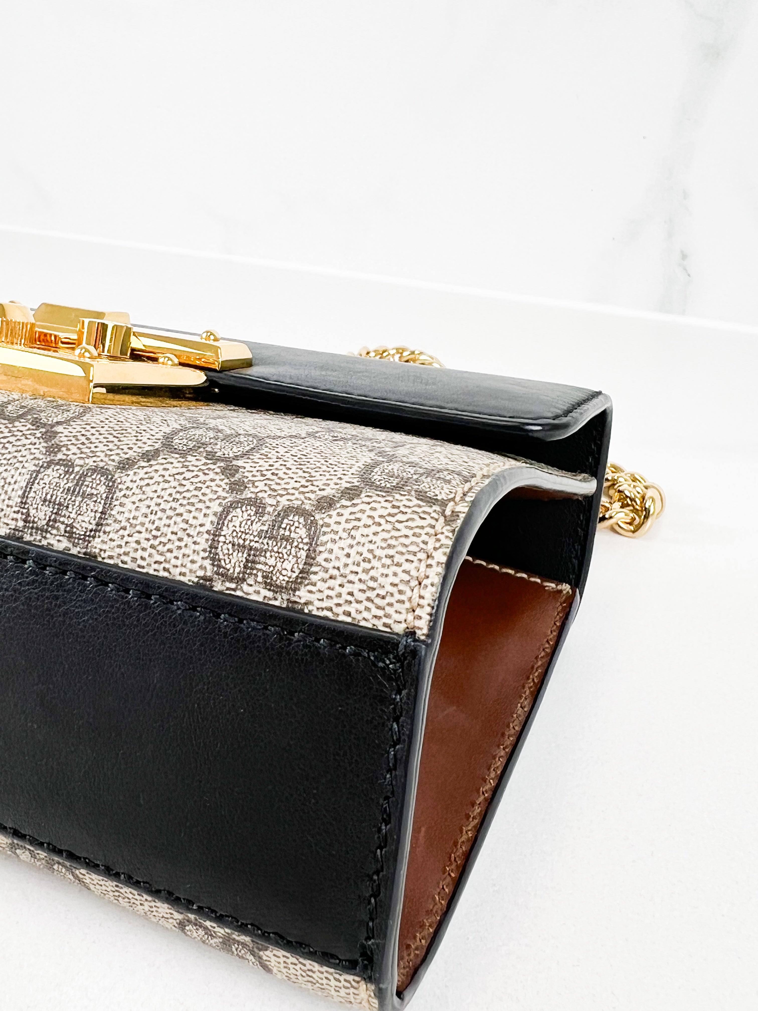 Gucci GG Supreme Small Padlock Shoulder Bag
