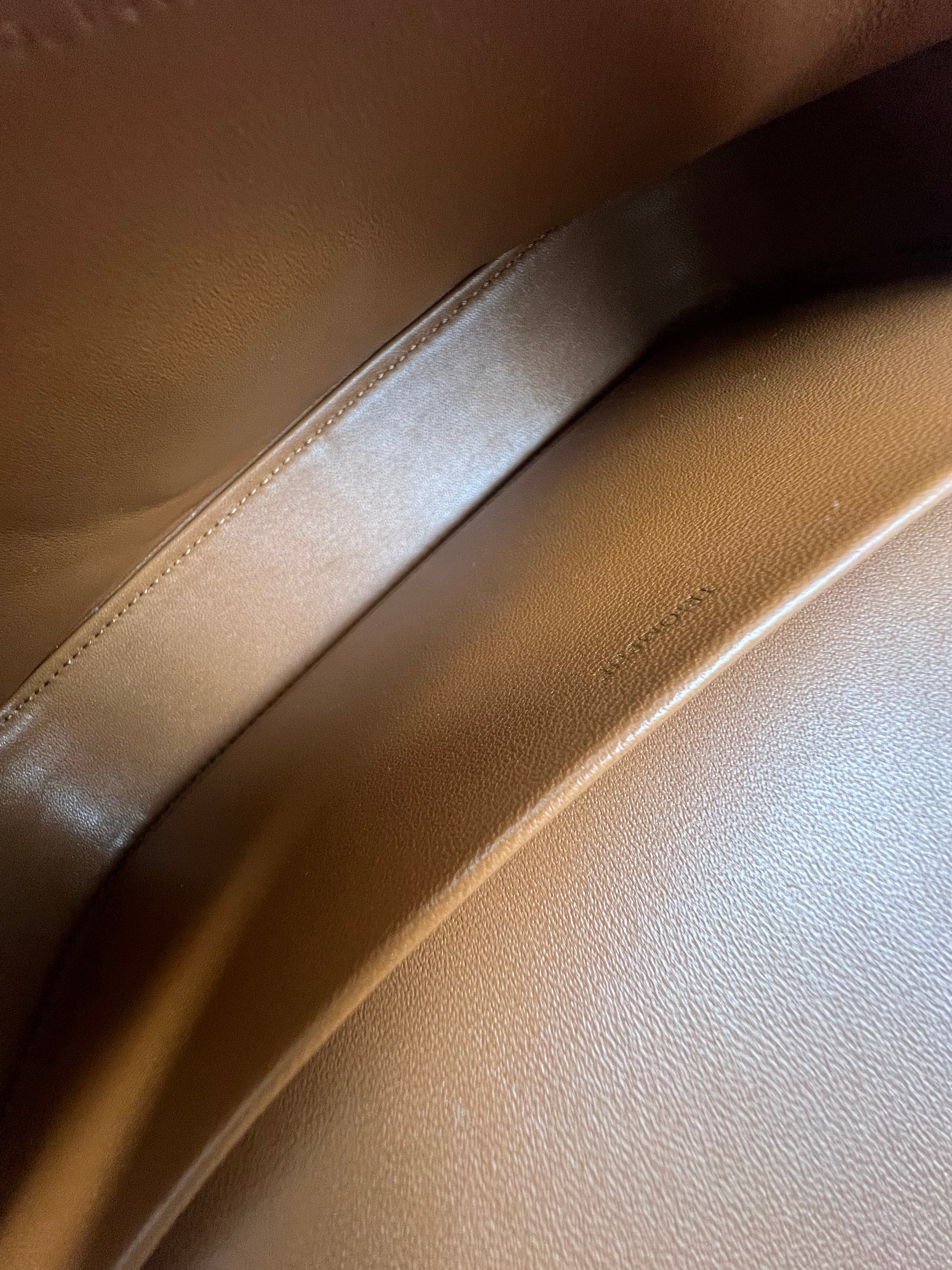 Celine Triomphe Shoulder Bag in Monogram Calfskin