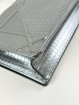 Christian Dior Medium Silver Diorama Shoulder Bag