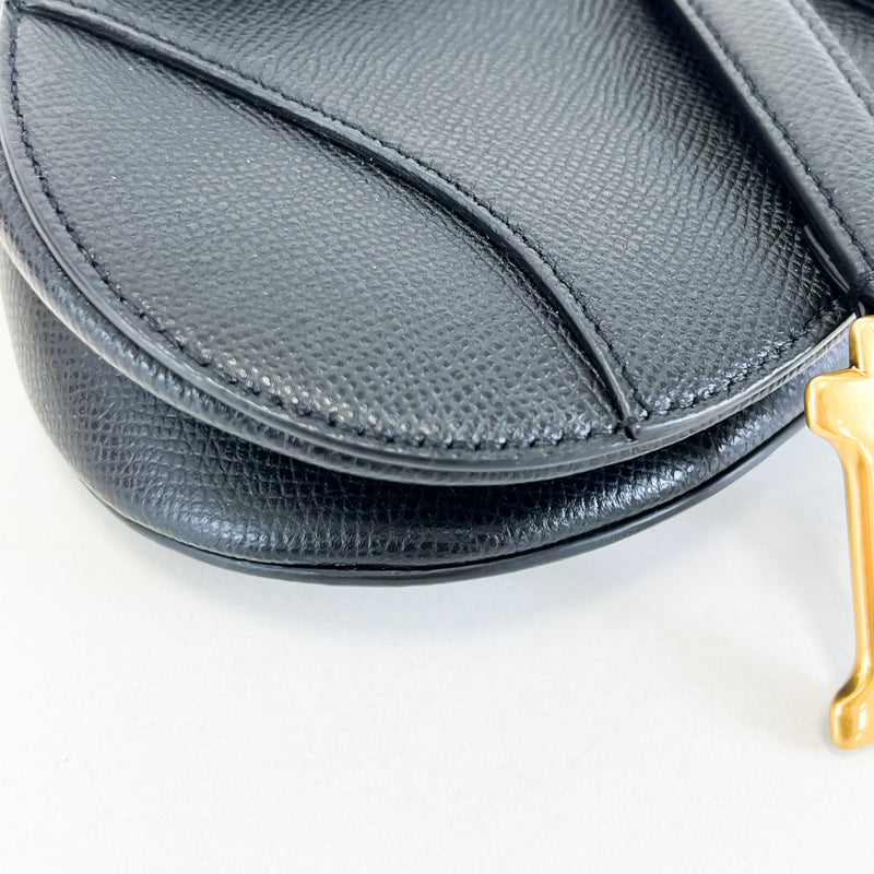 Christian Dior Mini Black Saddle