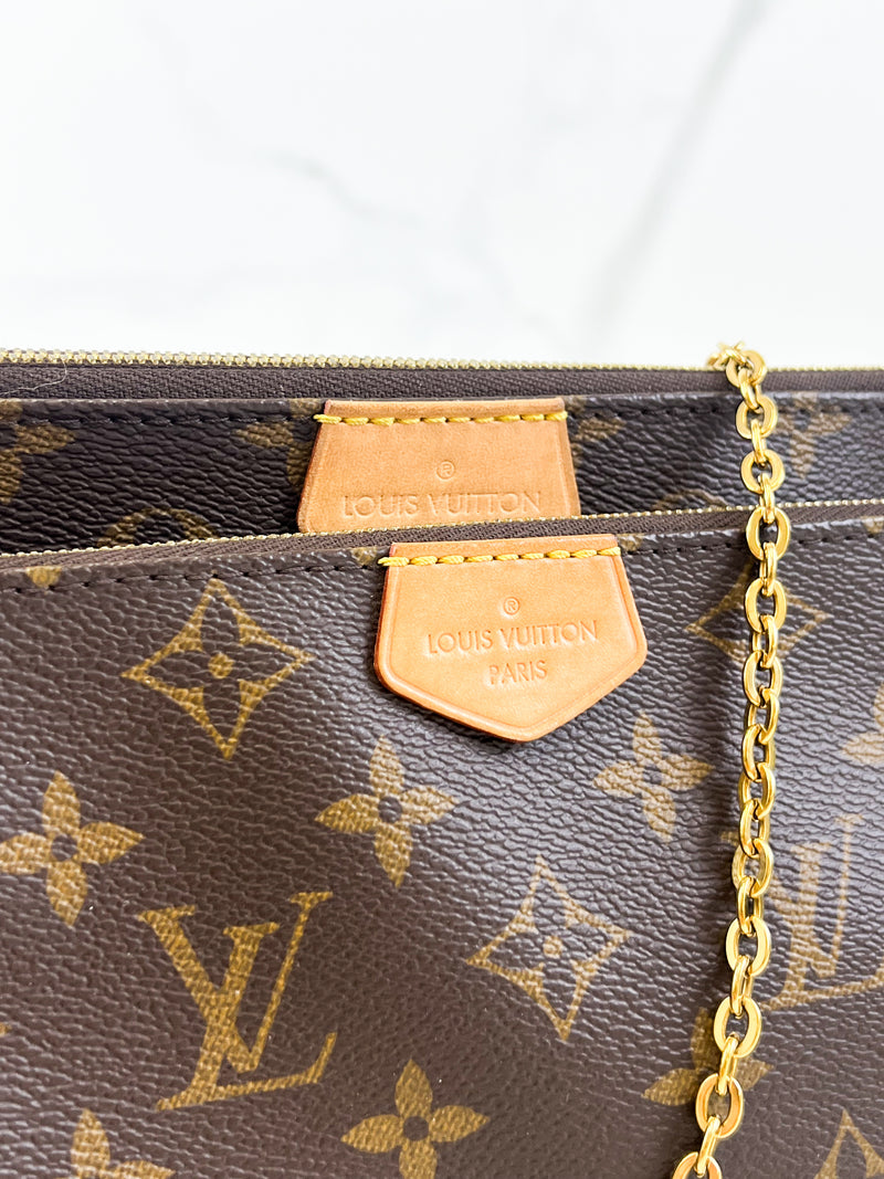 Louis Vuitton Multi Pochette Accessories in Rose Clair