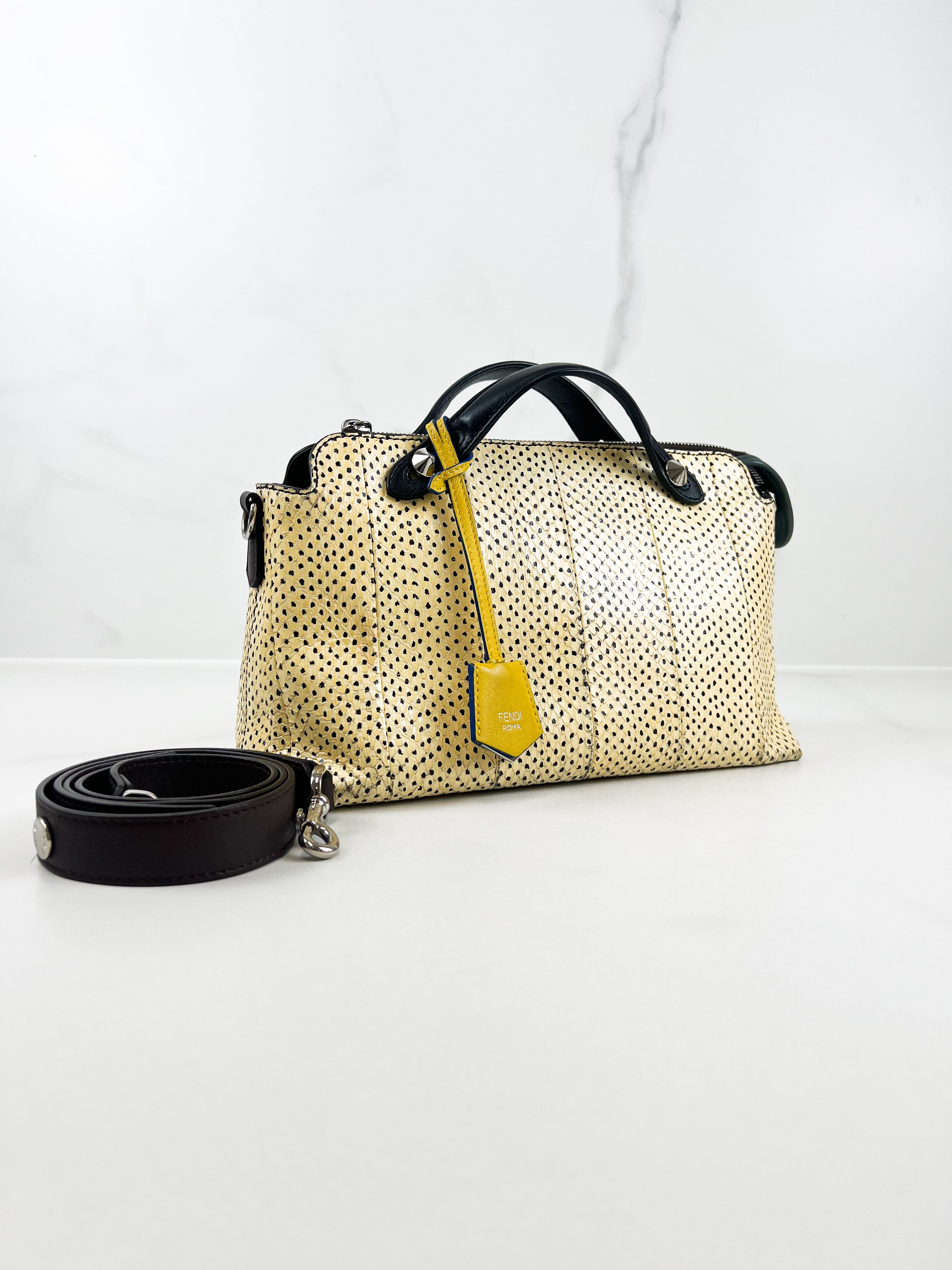 Fendi By The Way in Fendi Wallet in Exotic Watersnake (Elaphe) Medium
