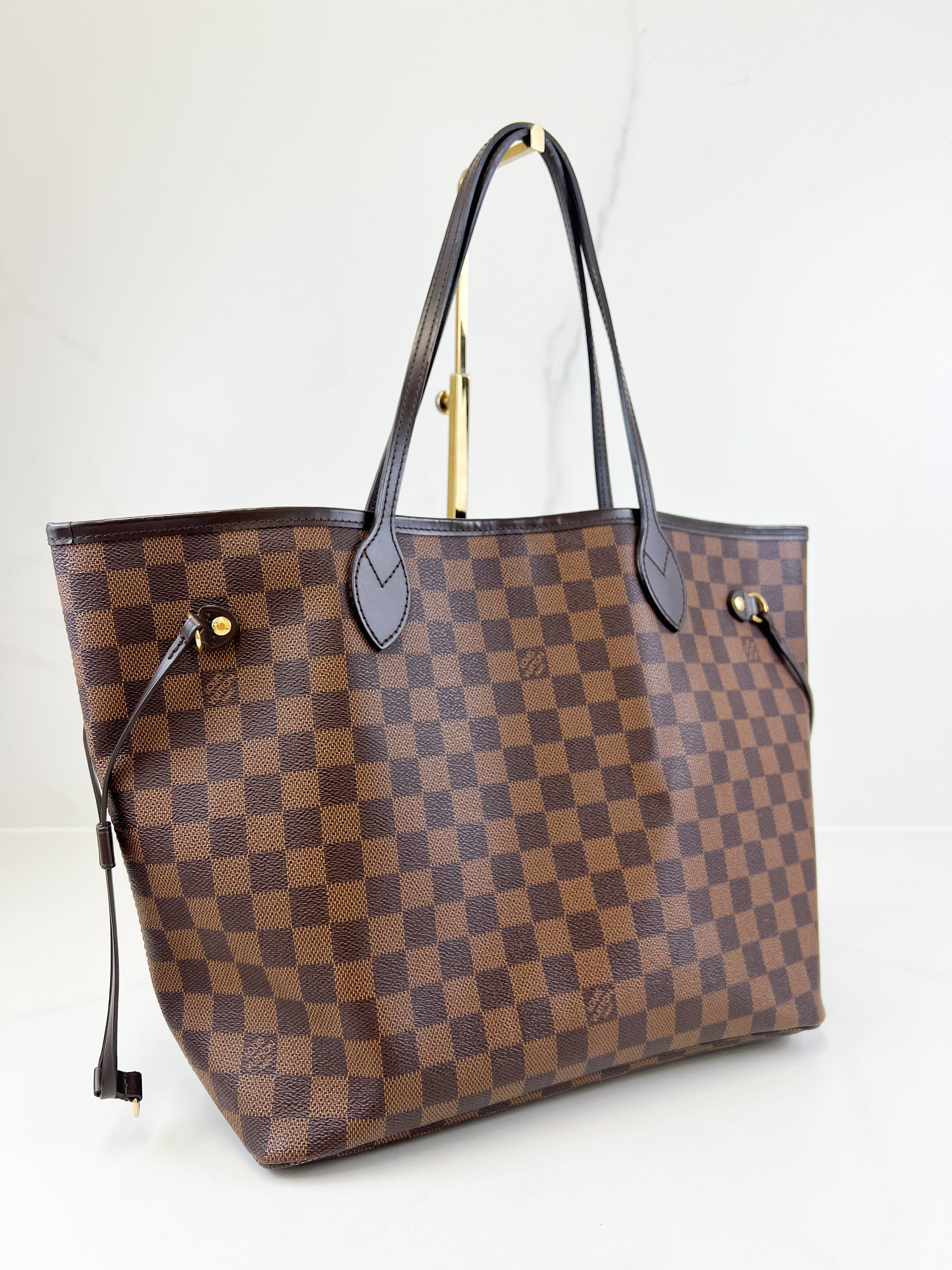 Louis Vuitton Damier Ebene Neverfull MM with Pouch