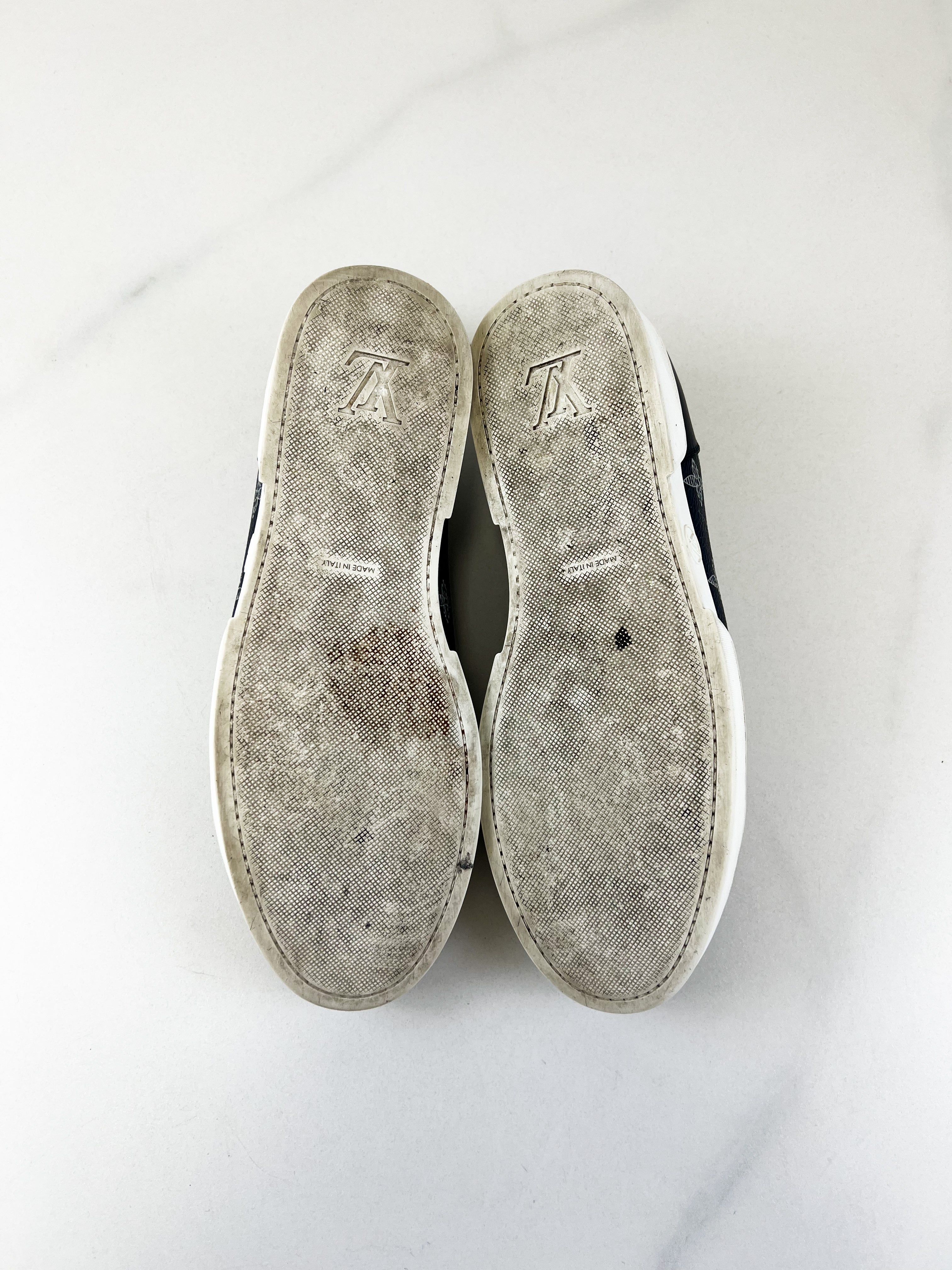 Louis Vuitton Men Black Frontrow Sneaker Size 7