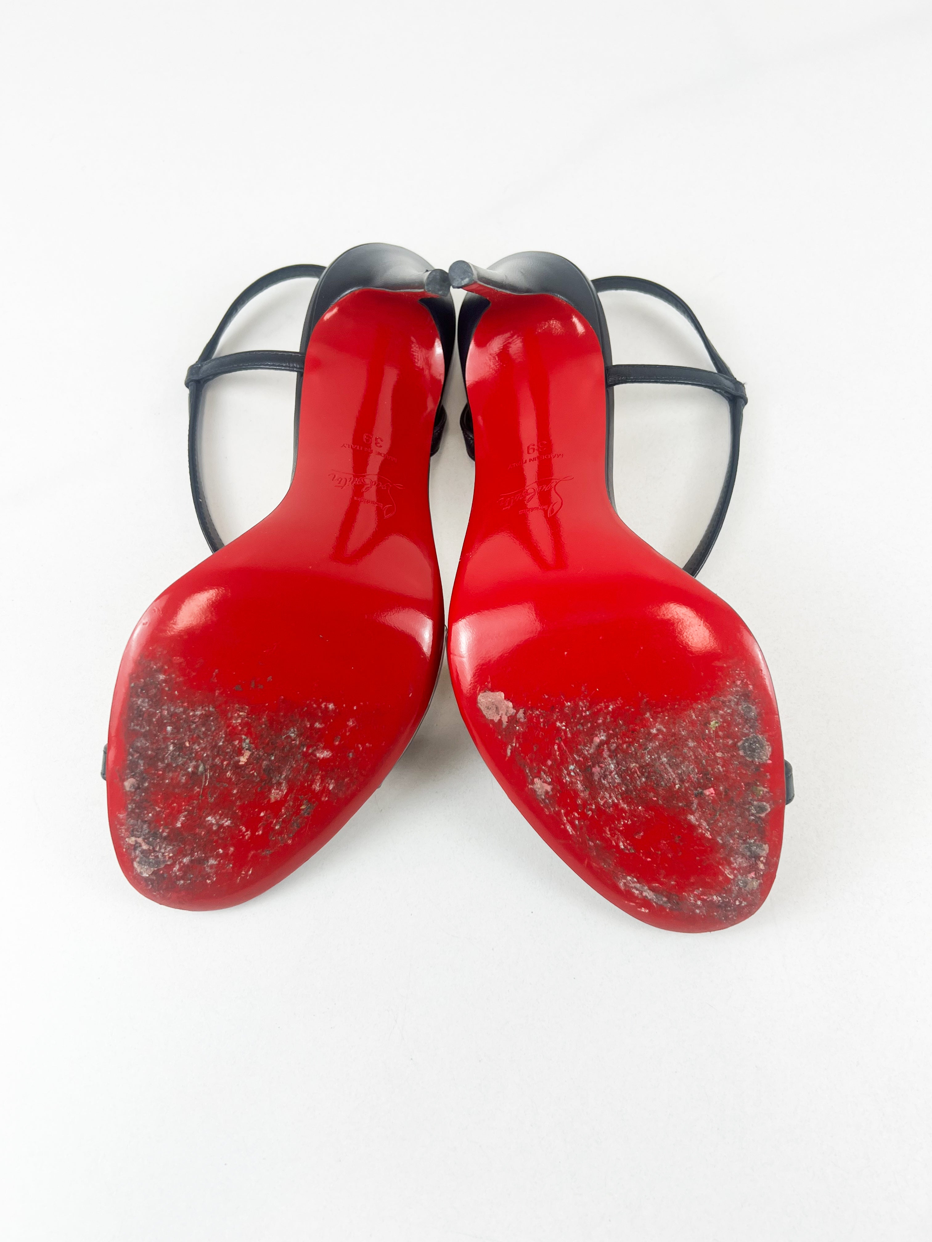 Christian Louboutin Rosalie 100mm Black Size 39