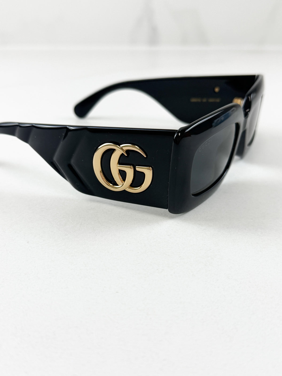 Gucci GG Logo Black Sunglasses