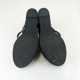 Saint Laurent Black Tribute Wedge 130mm Size 38.5