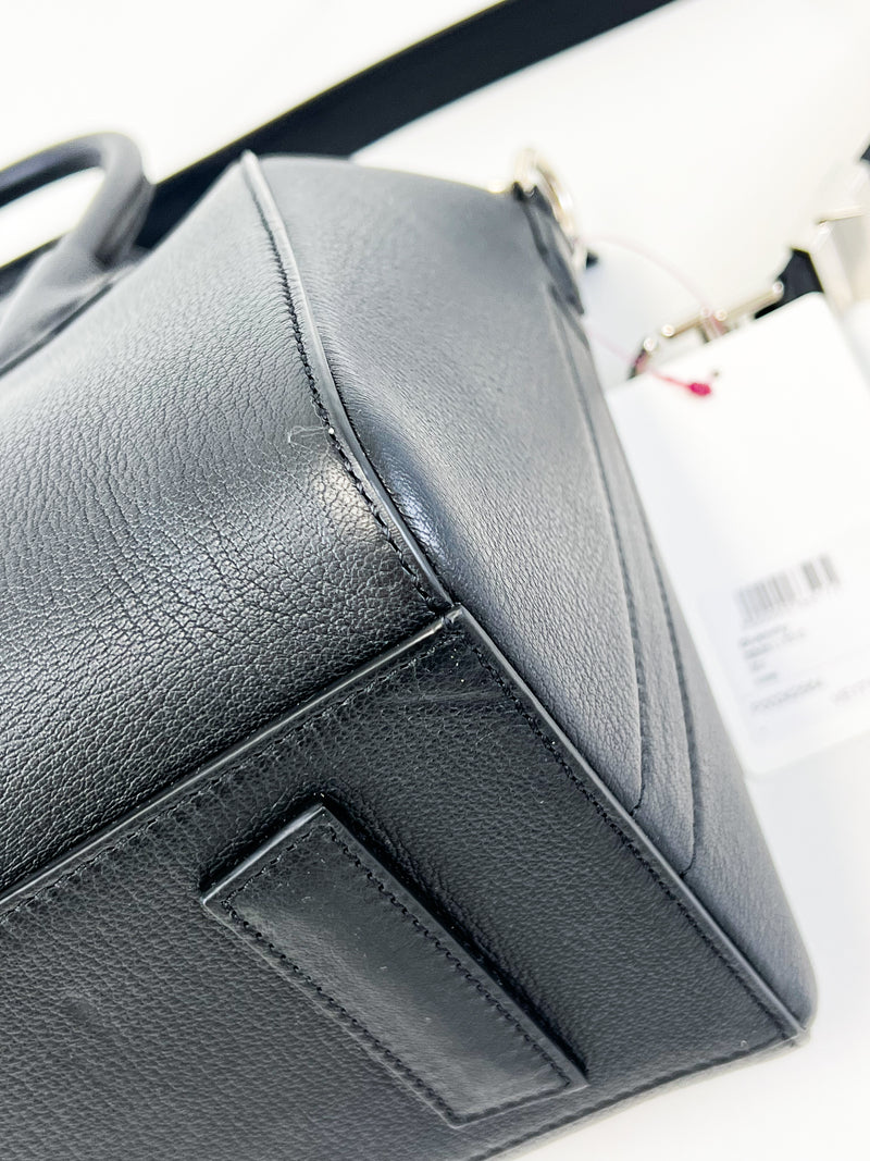 Givenchy Small Black Grained Antigona