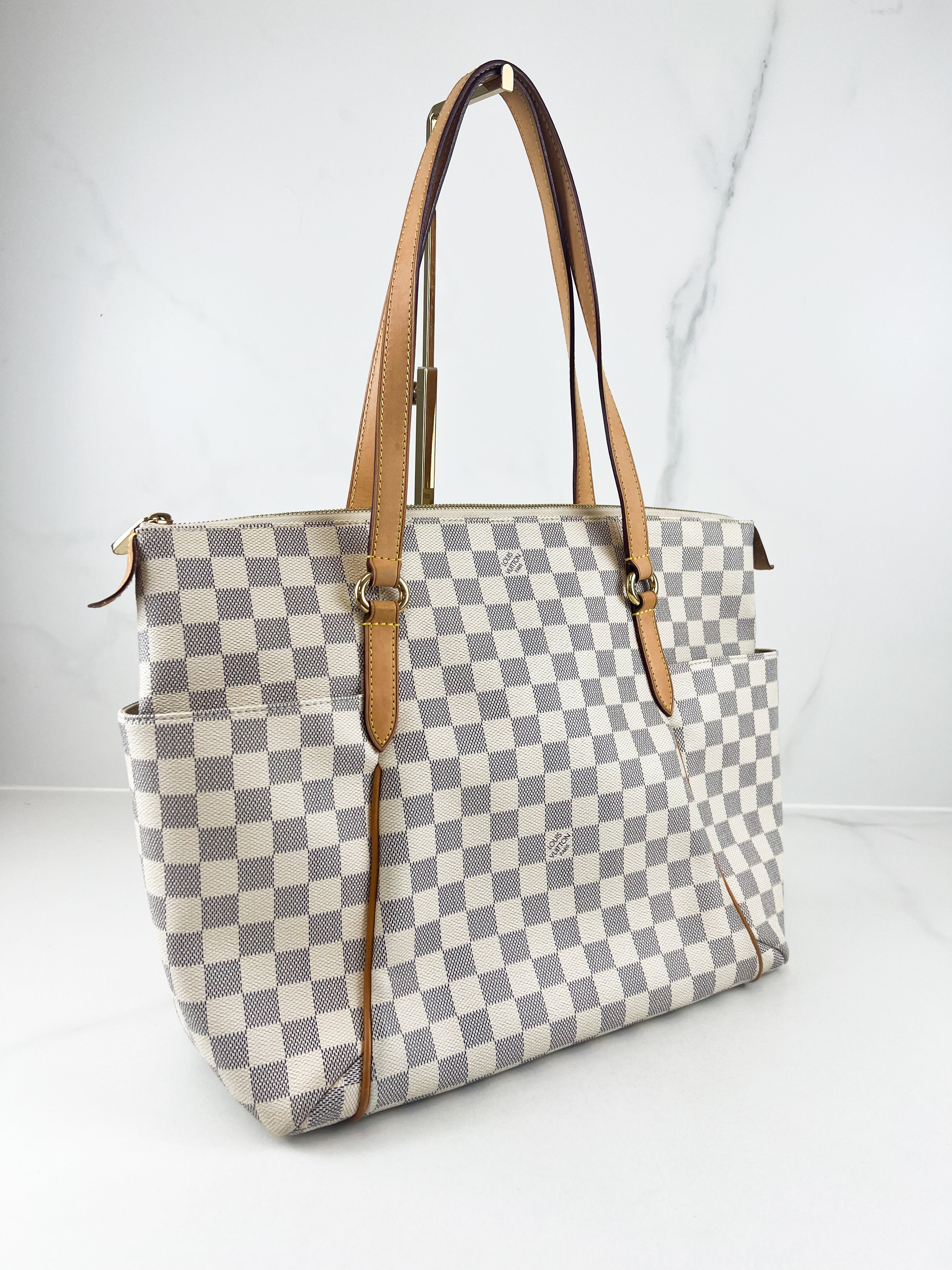 Louis Vuitton Monogram Totally MM in Damier Azur