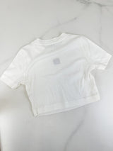Loewe White Logo Cropped Top Size Small