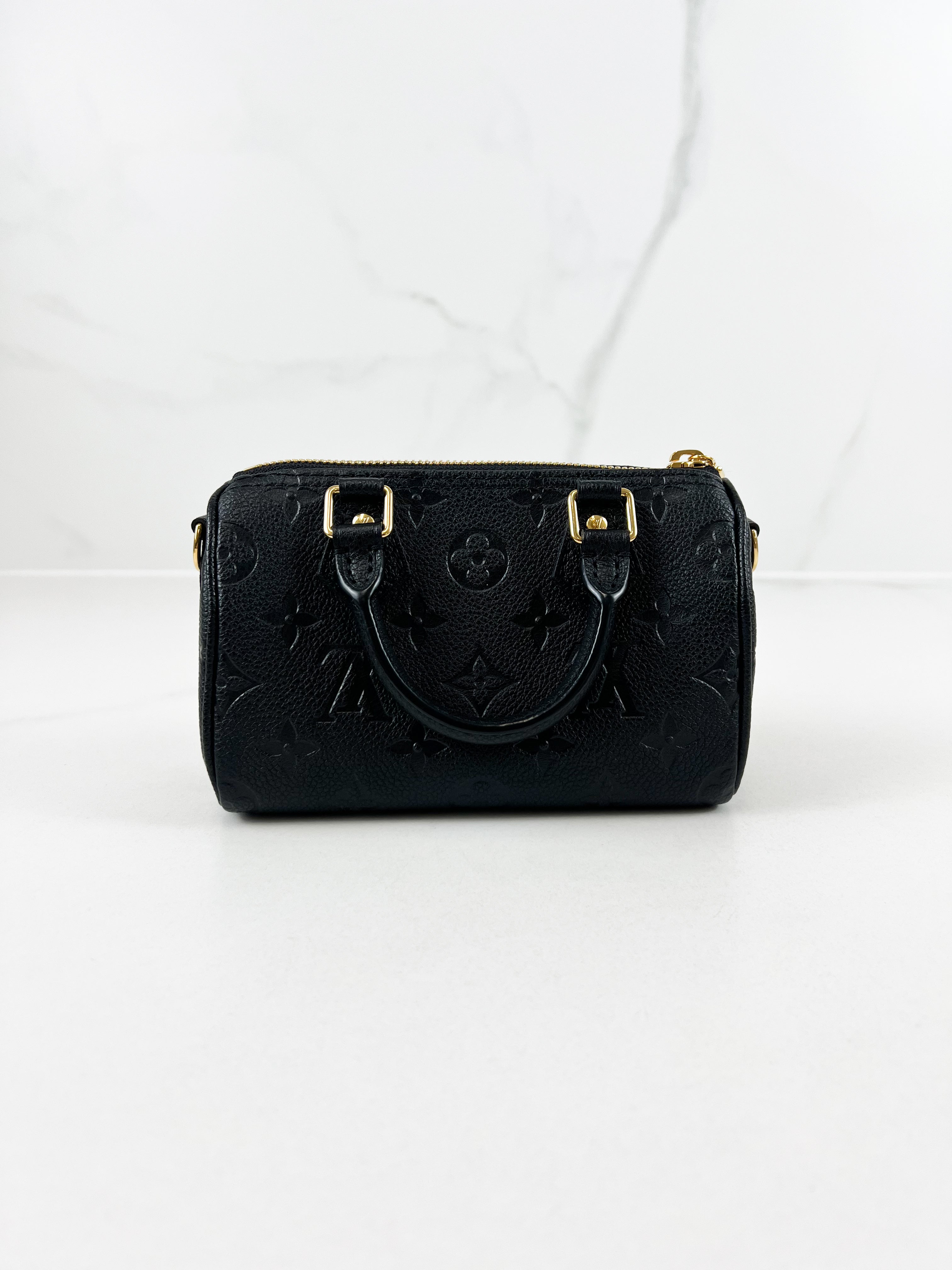 Louis Vuitton Nano Speedy in Monogram Empreinte Leather