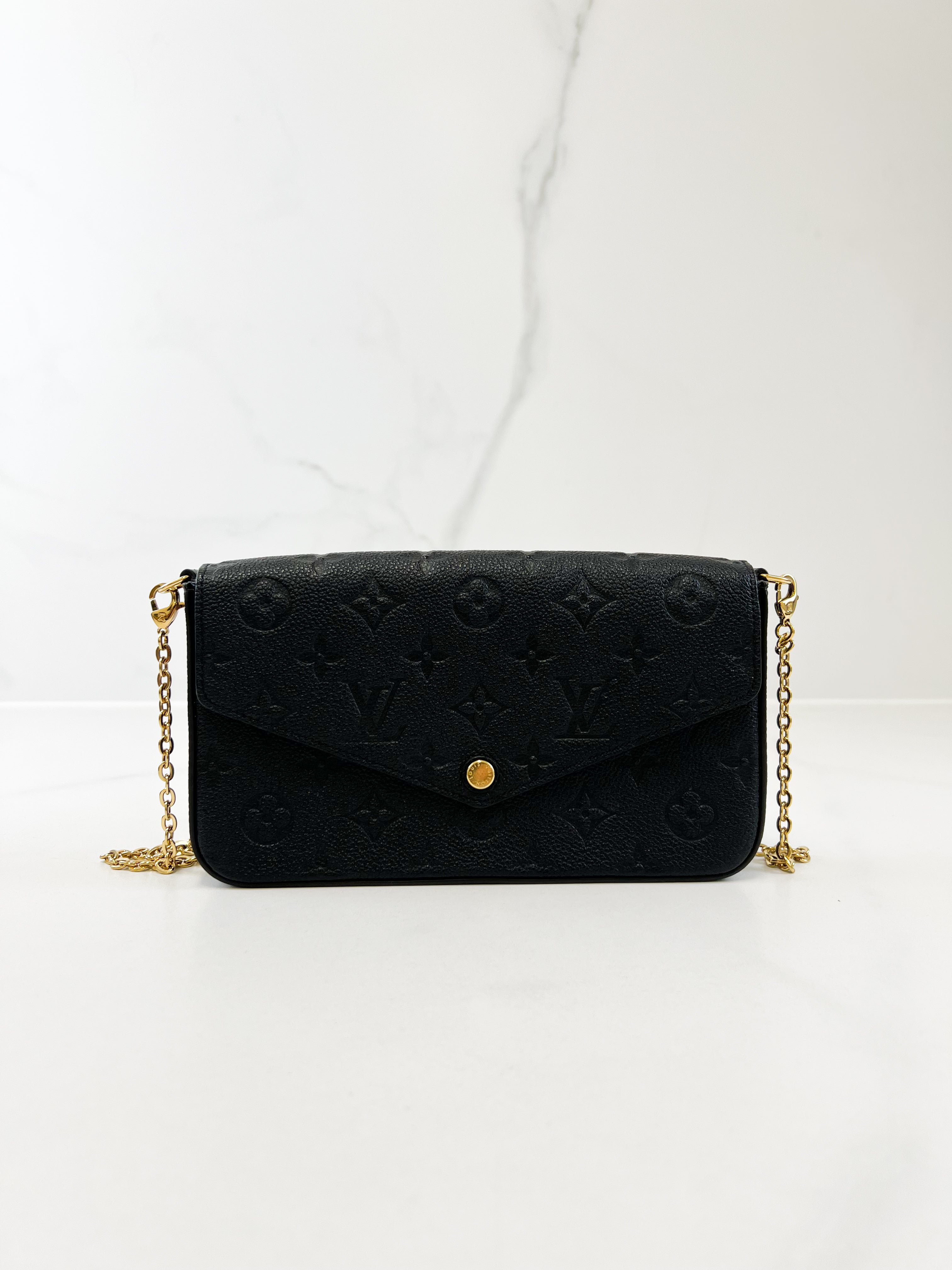 Louis Vuitton Felicie Pochette Monogram Empriente Leather
