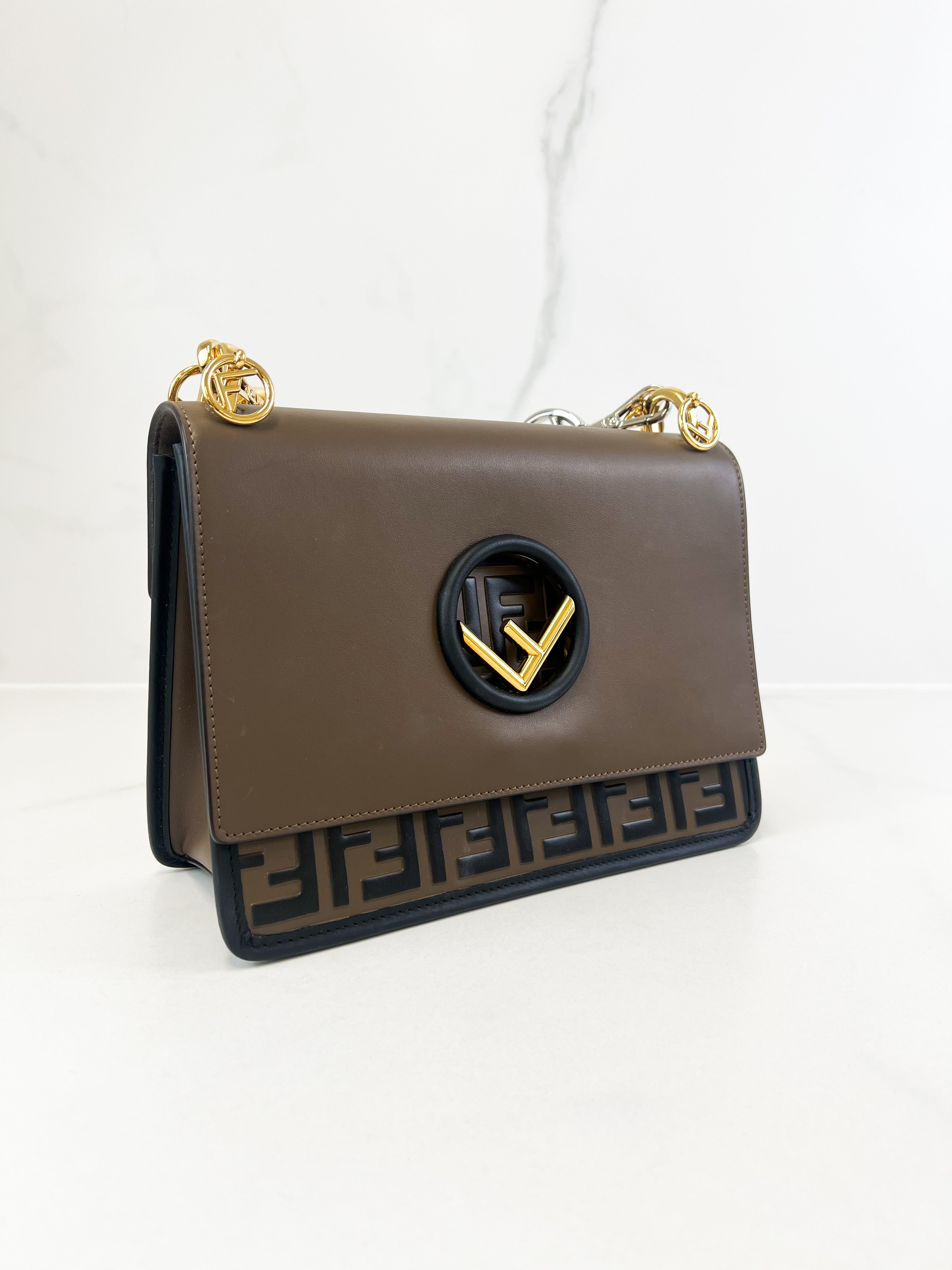 Fendi Kan I Shoulder Flap Bag