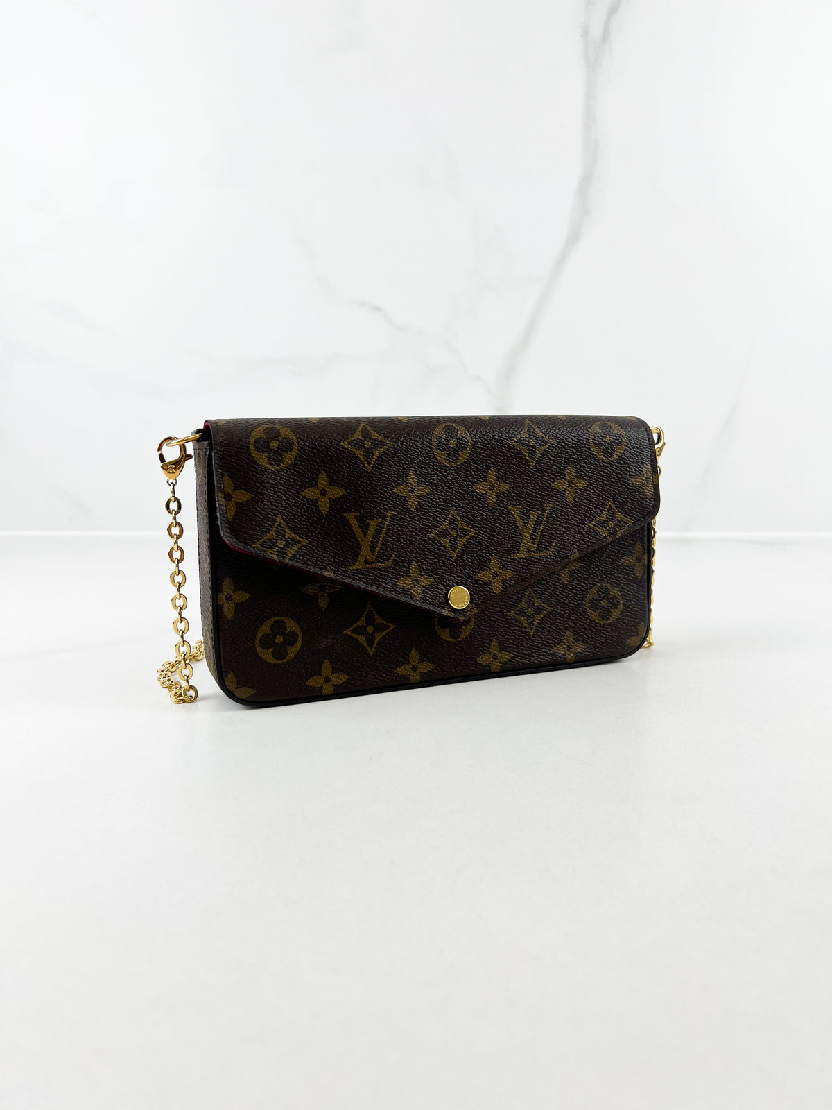 Louis Vuitton Felicie Pochette Monogram Leather