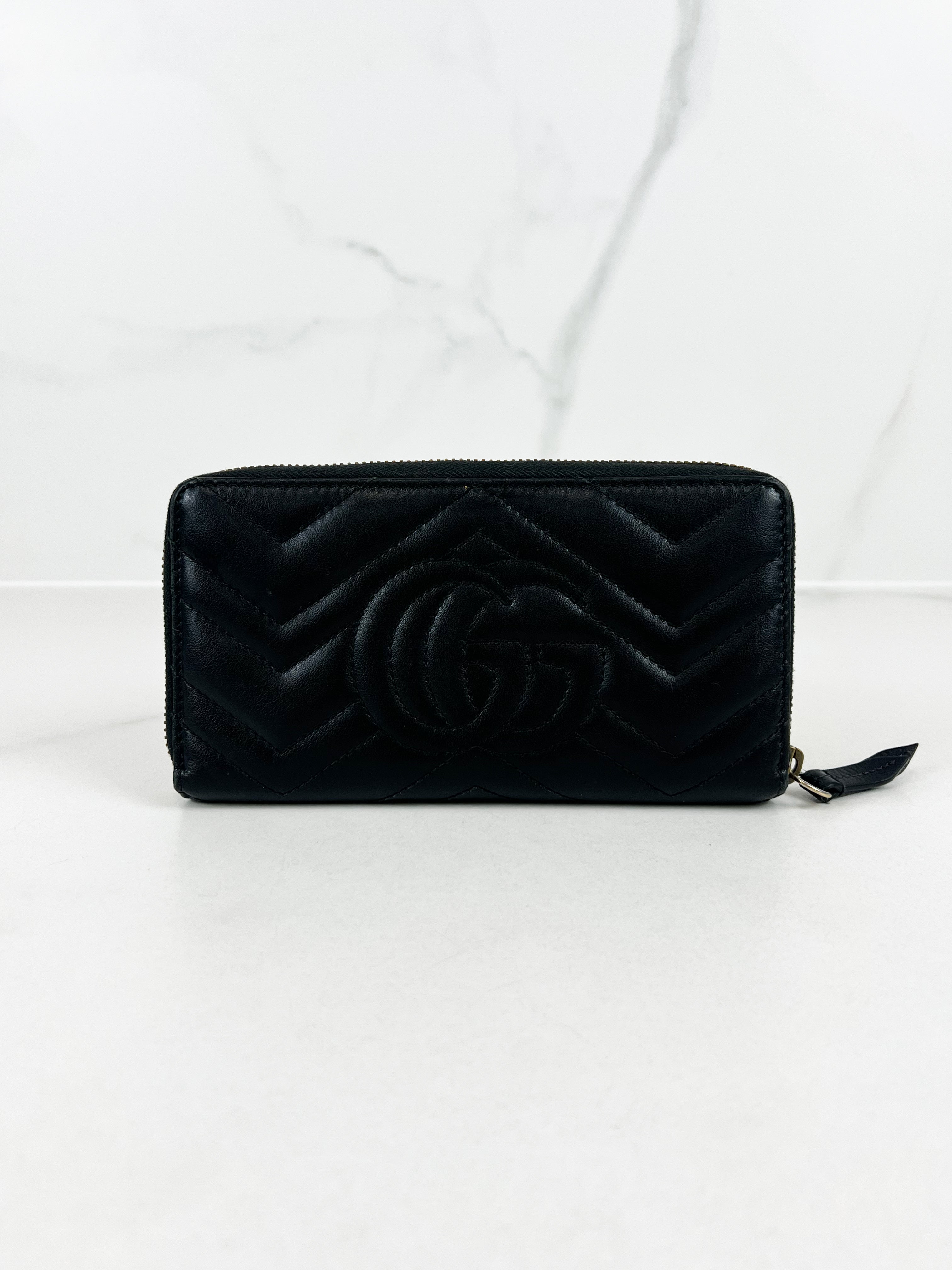 Gucci Marmont Zip Around Wallet