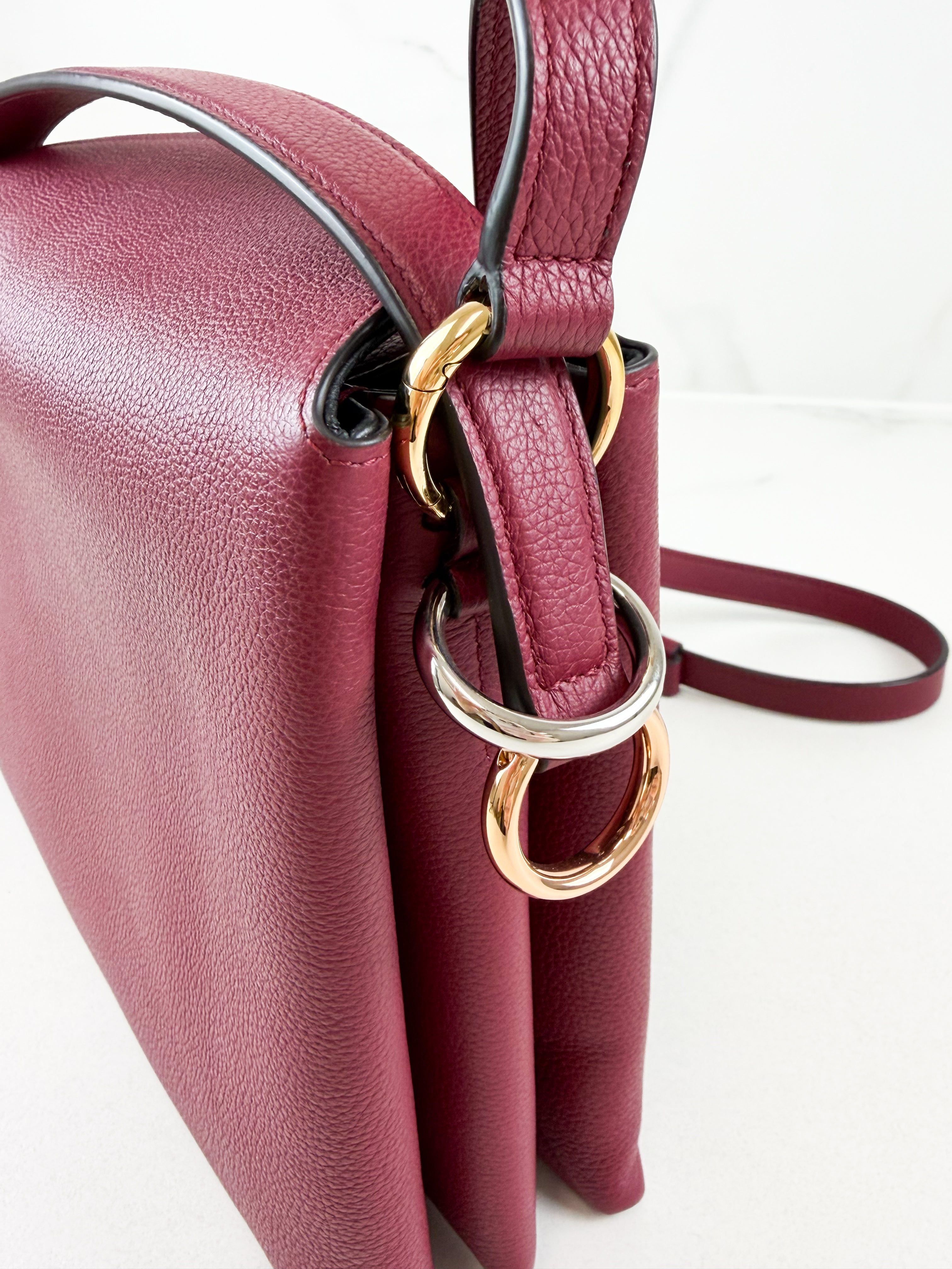 Cartier Trinity Bag in Ruby Red Grained Leather