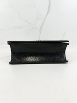 Christian Dior Medium Black Leather Diorama Shoulder Bag