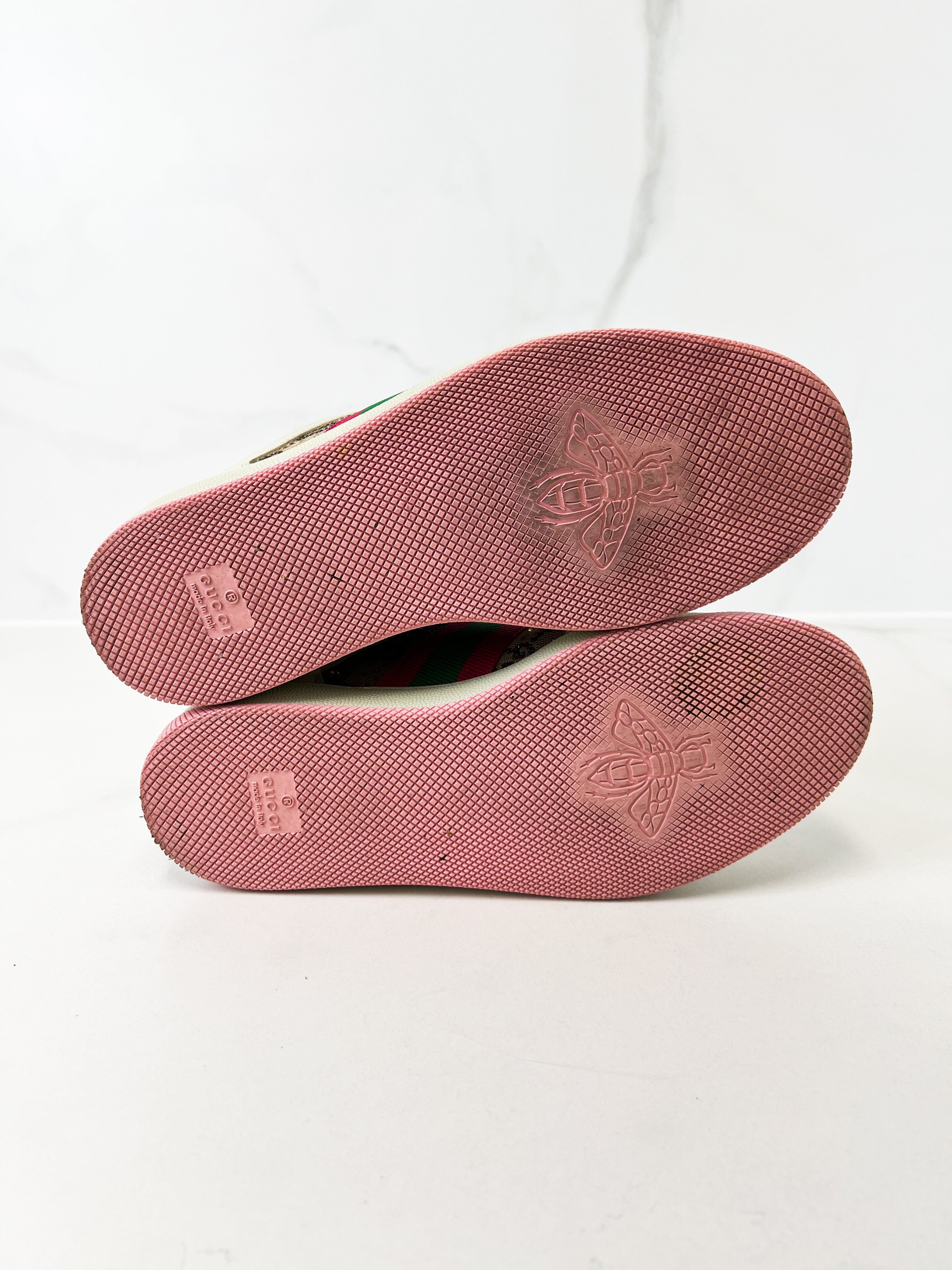 Gucci Screener Sneaker with Crystals Size 37
