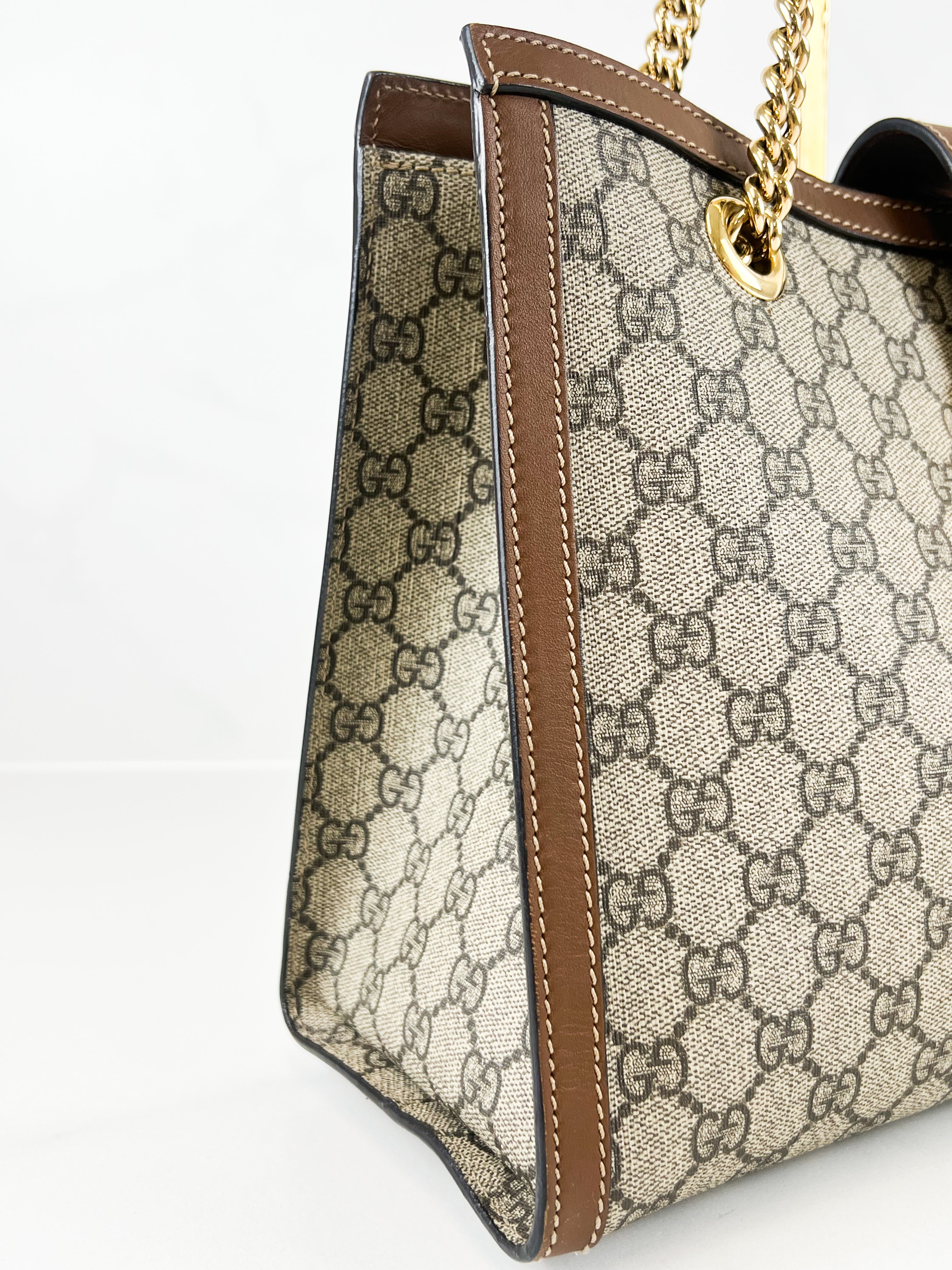 Gucci GG Supreme Large Padlock Tote Bag