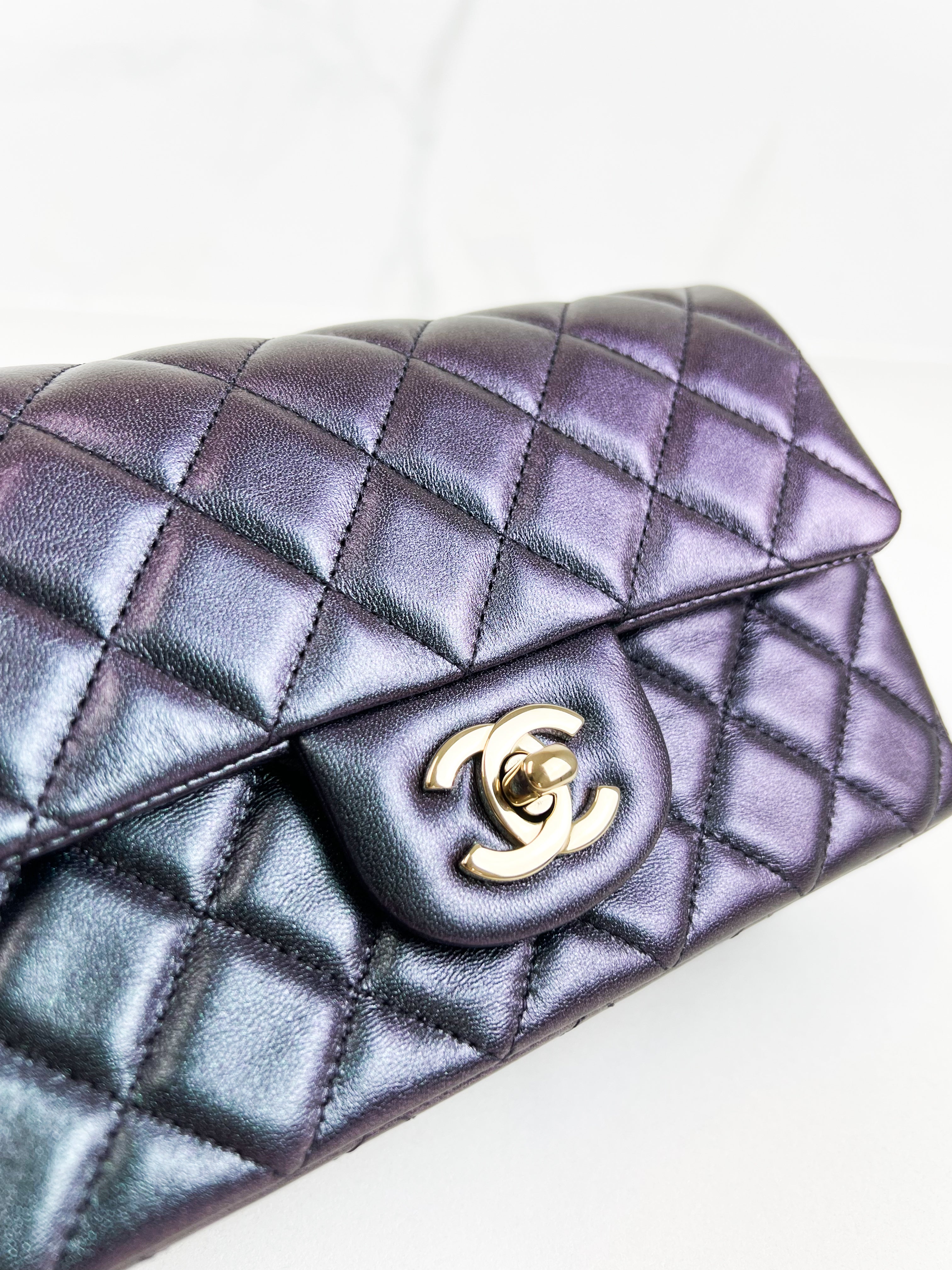 Chanel Rectangular Mini Flap Calfskin Shoulder Bag