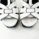 Saint Laurent White Tributes 135mm Size 35
