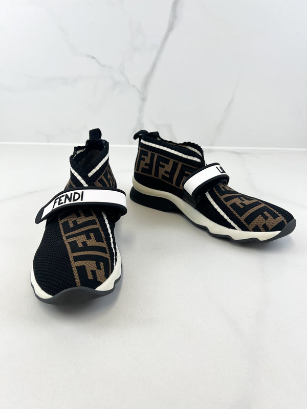 Fendi FF Fabric Sneaker Size 39