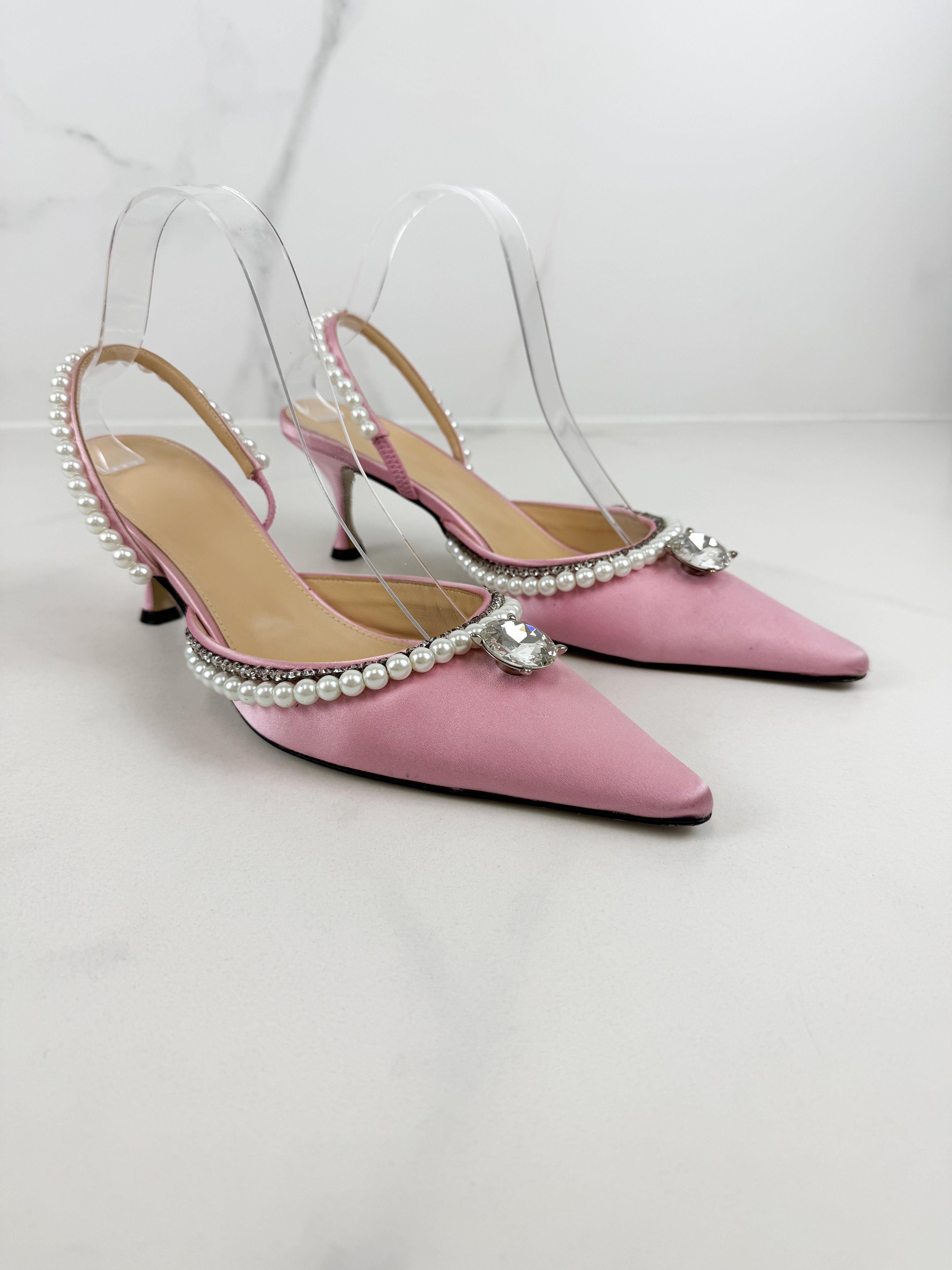 Mach & Mach Diamond & Pearls Kitten Heel Size 41