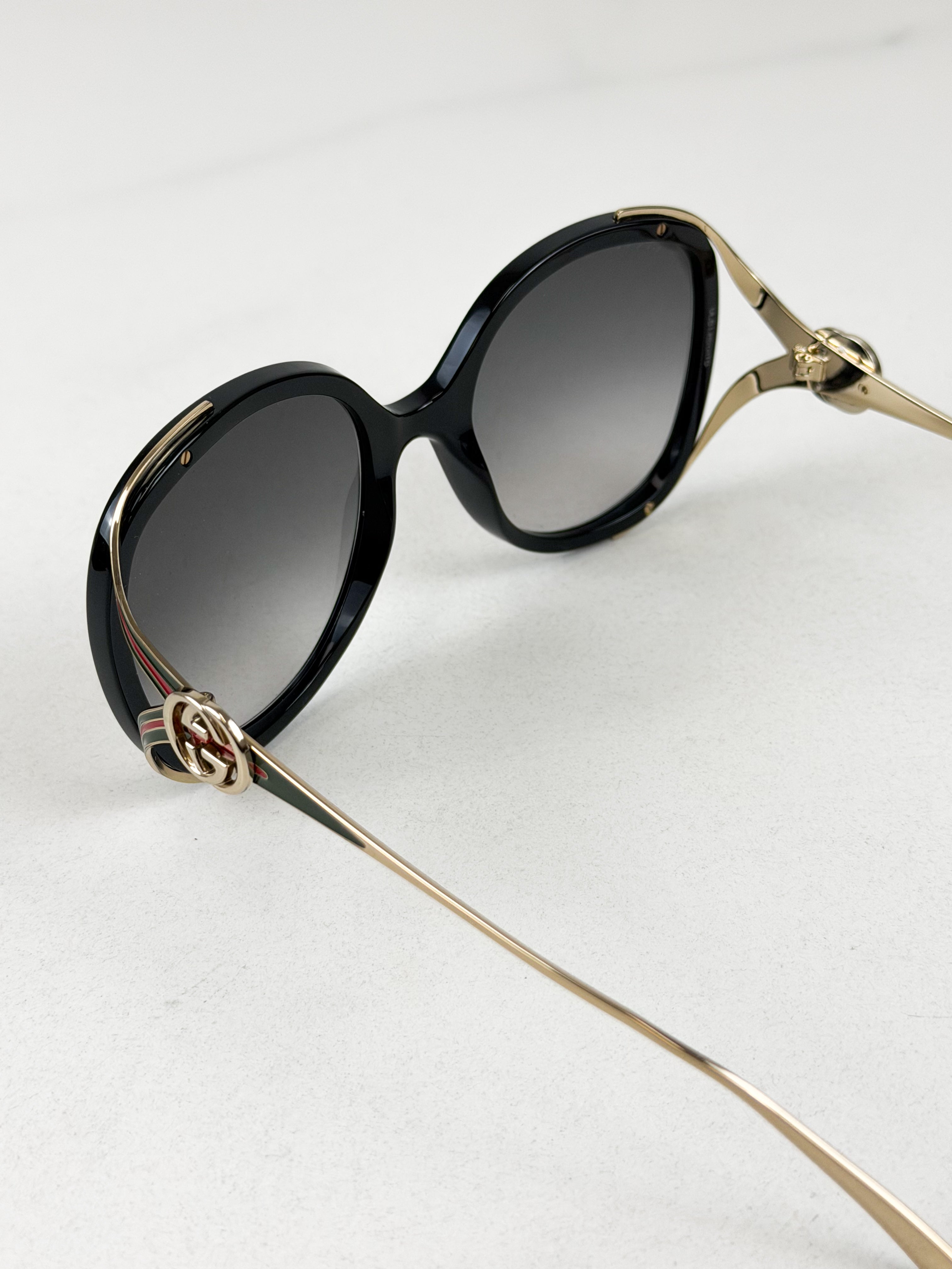 Gucci GG Logo Black Sunglasses GG0226S