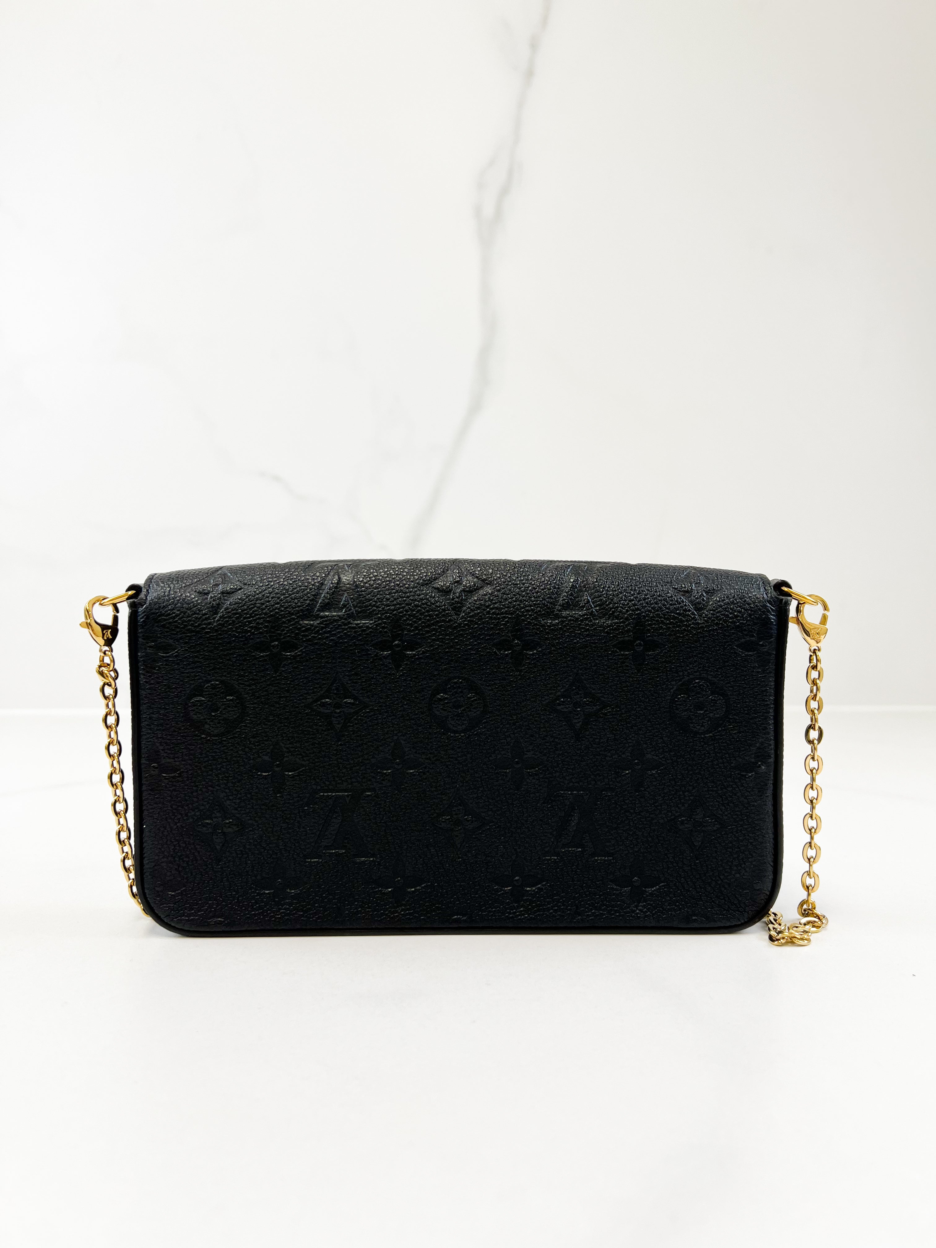 Louis Vuitton Felicie Pochette Monogram Empriente Leather