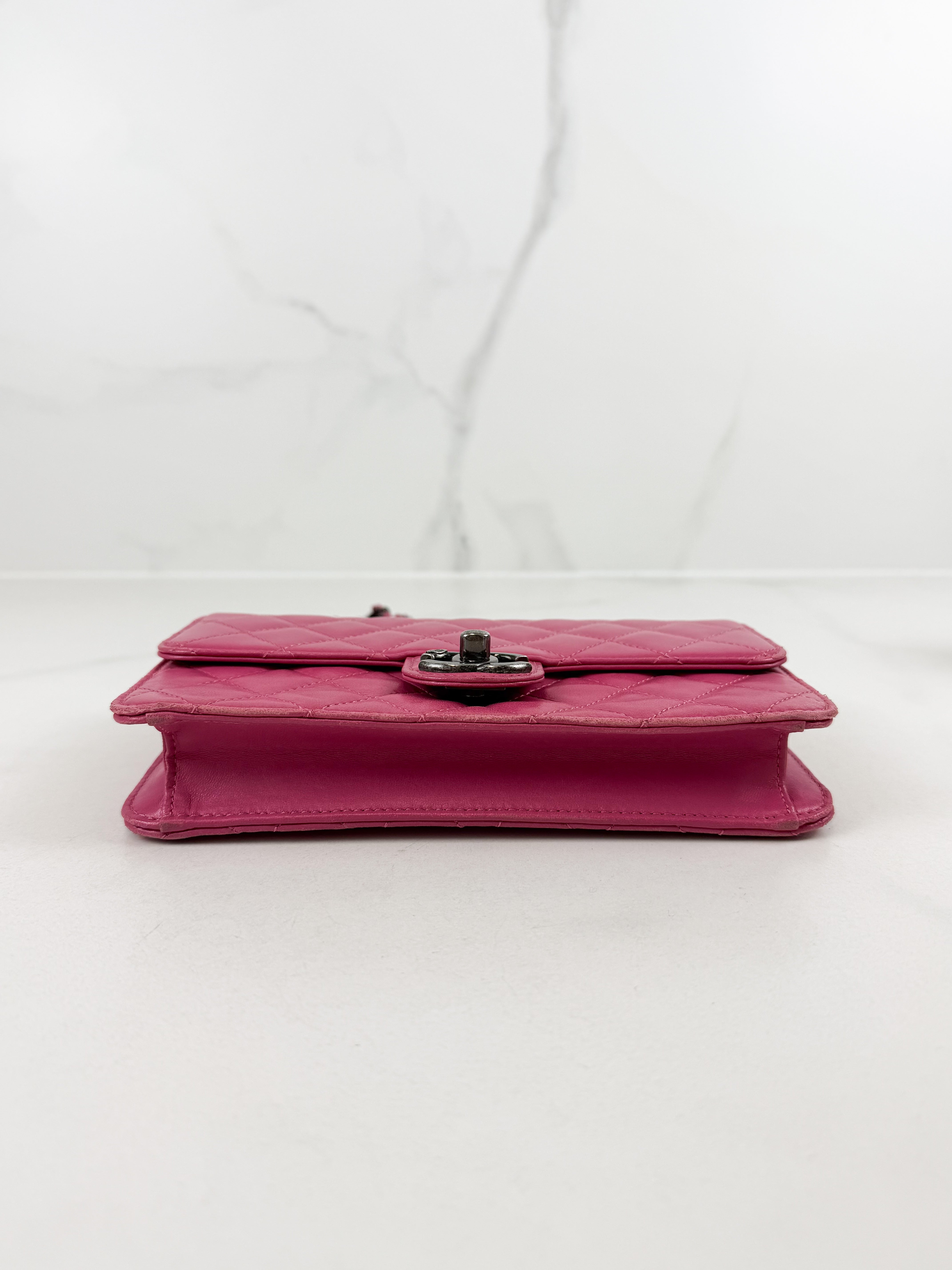 Chanel Crossing Times Flap Bag Pink