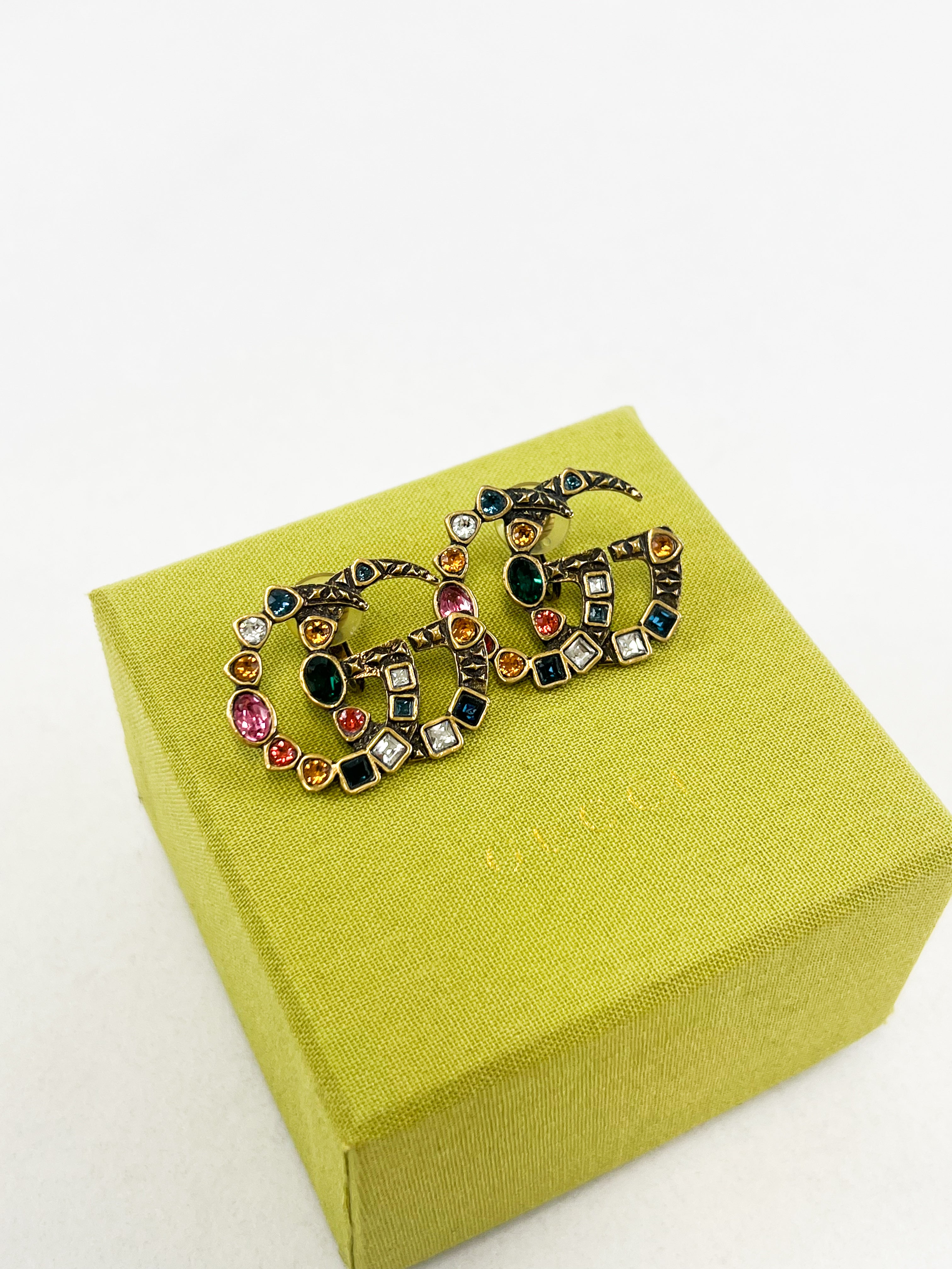 Gucci GG Marmont Multi-Colour Crystal Earring