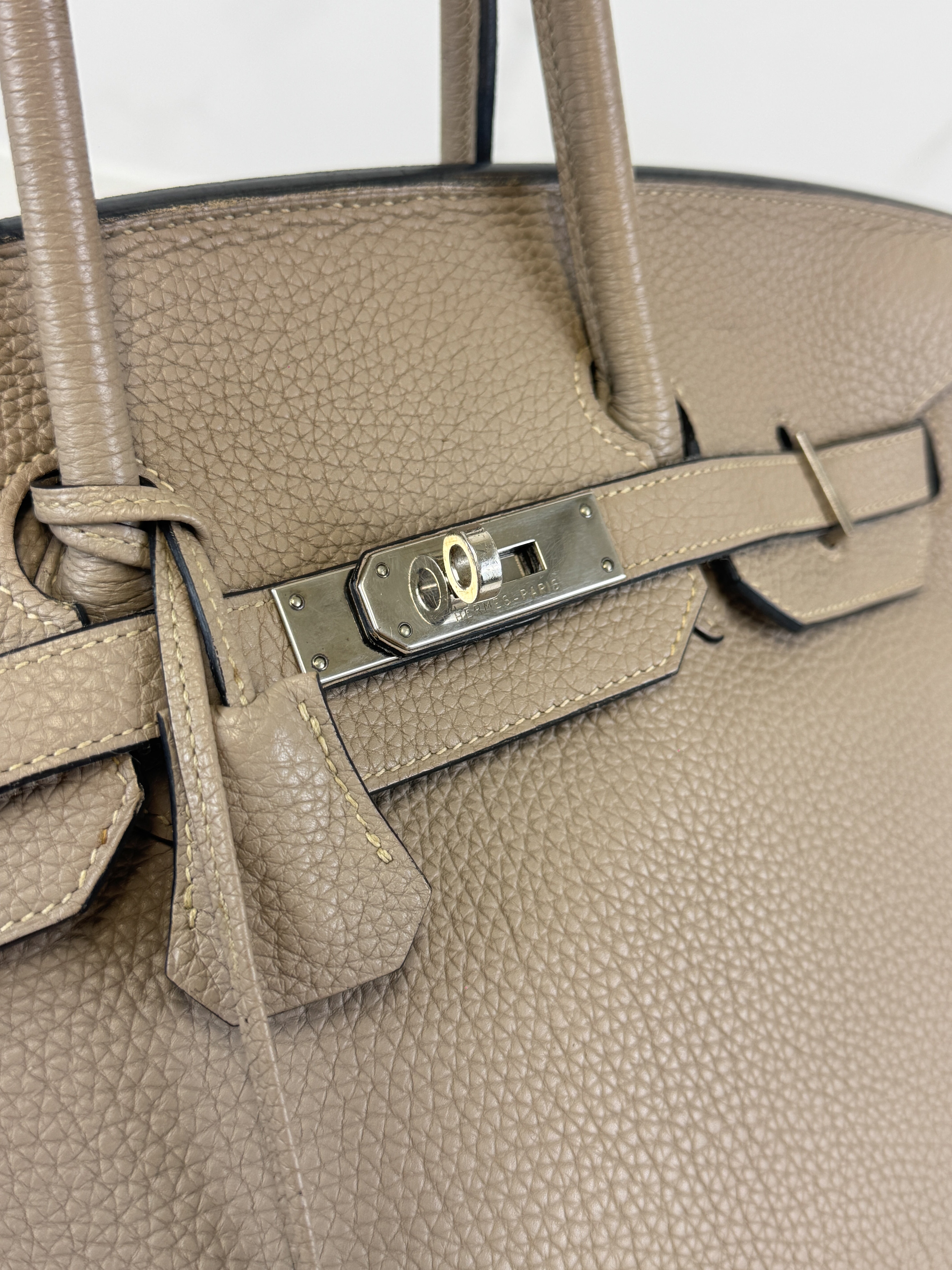 Hermes Clemence Leather Birkin 35