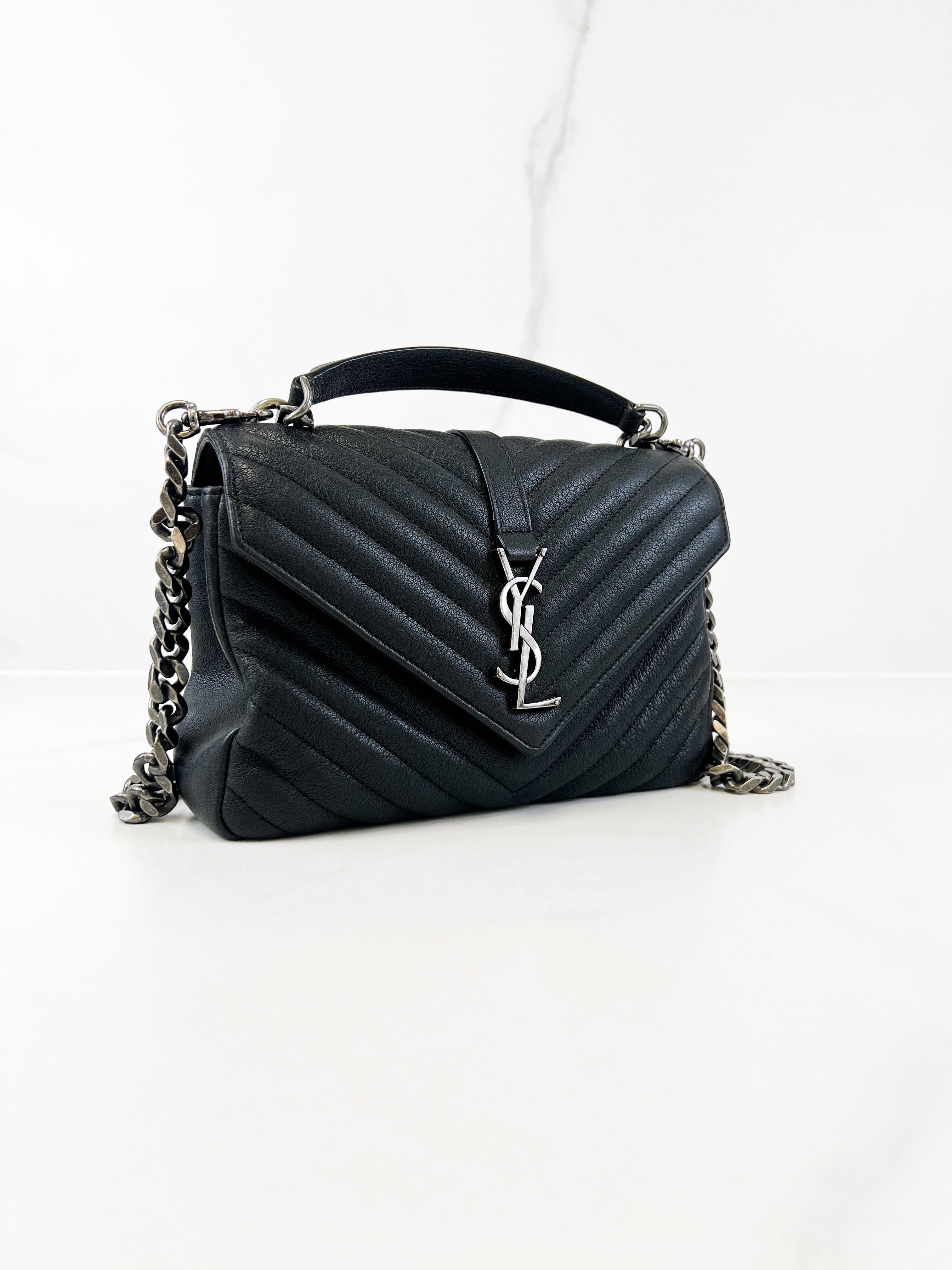 Saint Laurent Black College Bag